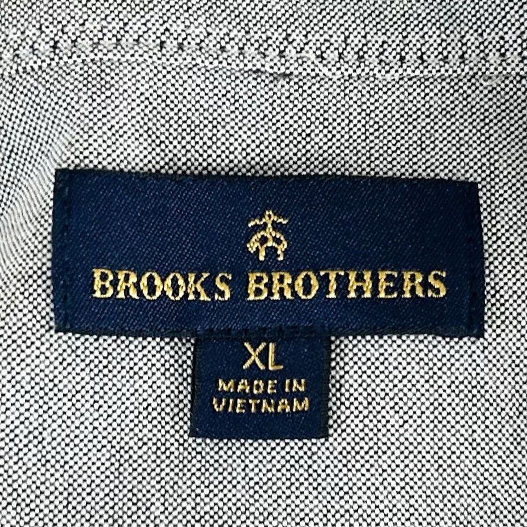 Brooks Brothers Brooks Brothers XL Casual Oxford Shirt Gray Button Down 100% Cotton Mens Regular Button-Down Shirt Size US XL / EU 56 / 4 - 3 Thumbnail