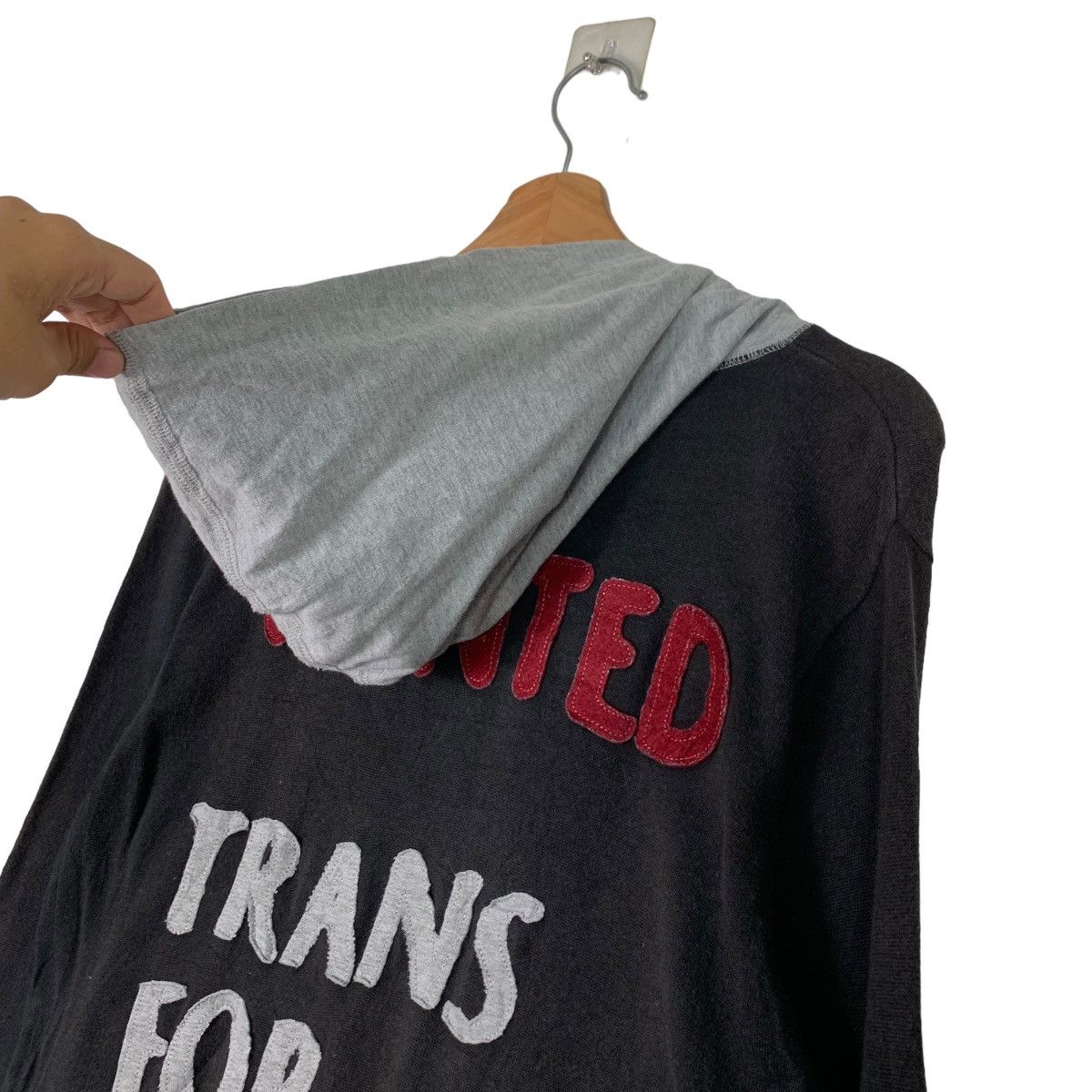 Japanese Brand 291295 HOMME Wanted Transformation Hoodies #0830-C37 Size US M / EU 48-50 / 2 - 3 Thumbnail