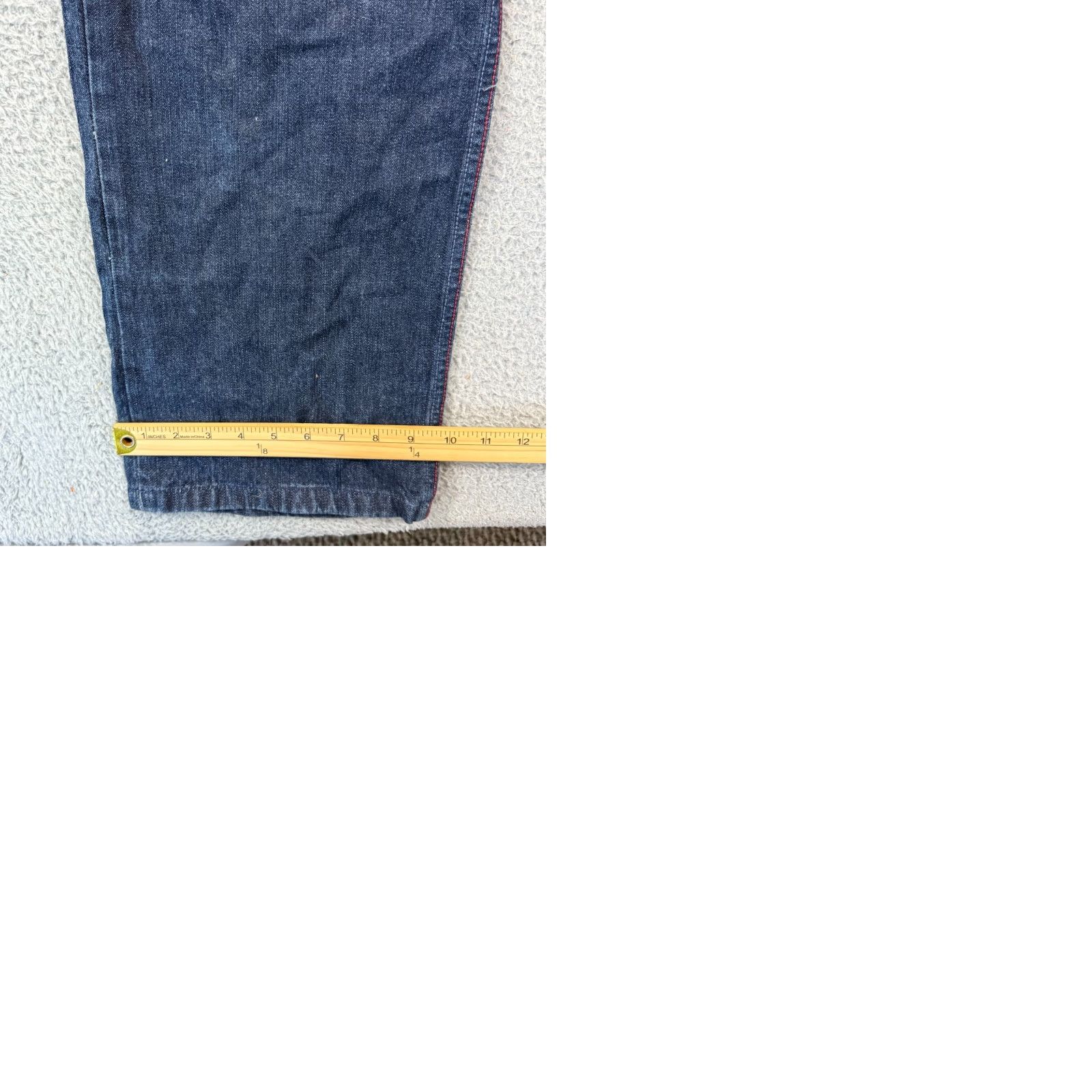 Pepe Jeans VINTAGE Pepe Jeans Jeans 5-Pocket Denim Straight Blue 38x32 Mens Baggy 90s Logo Size US 38 / EU 54 - 9 Thumbnail