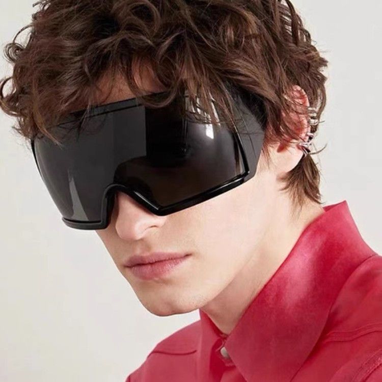 VIBE Modern Street ins style custom avant-garde sunglasses Size ONE SIZE - 4 Thumbnail