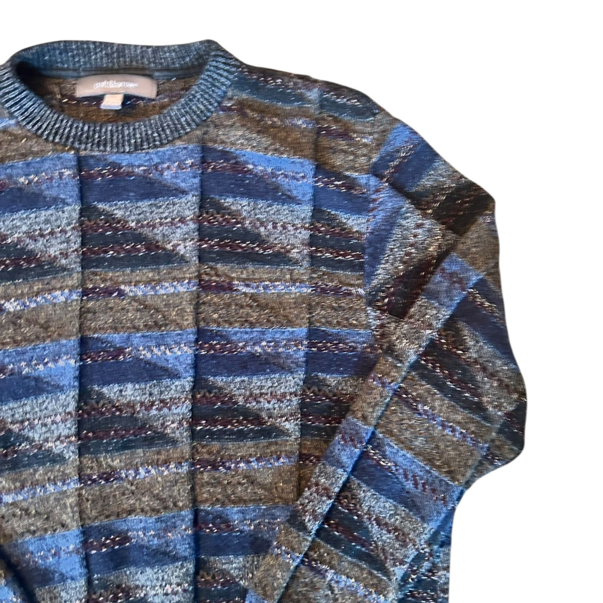 Croft & Barrow Vintage Croft & Barrow Dad Grandpa Grunge Geometric Sweater Size US L / EU 52-54 / 3 - 4 Thumbnail
