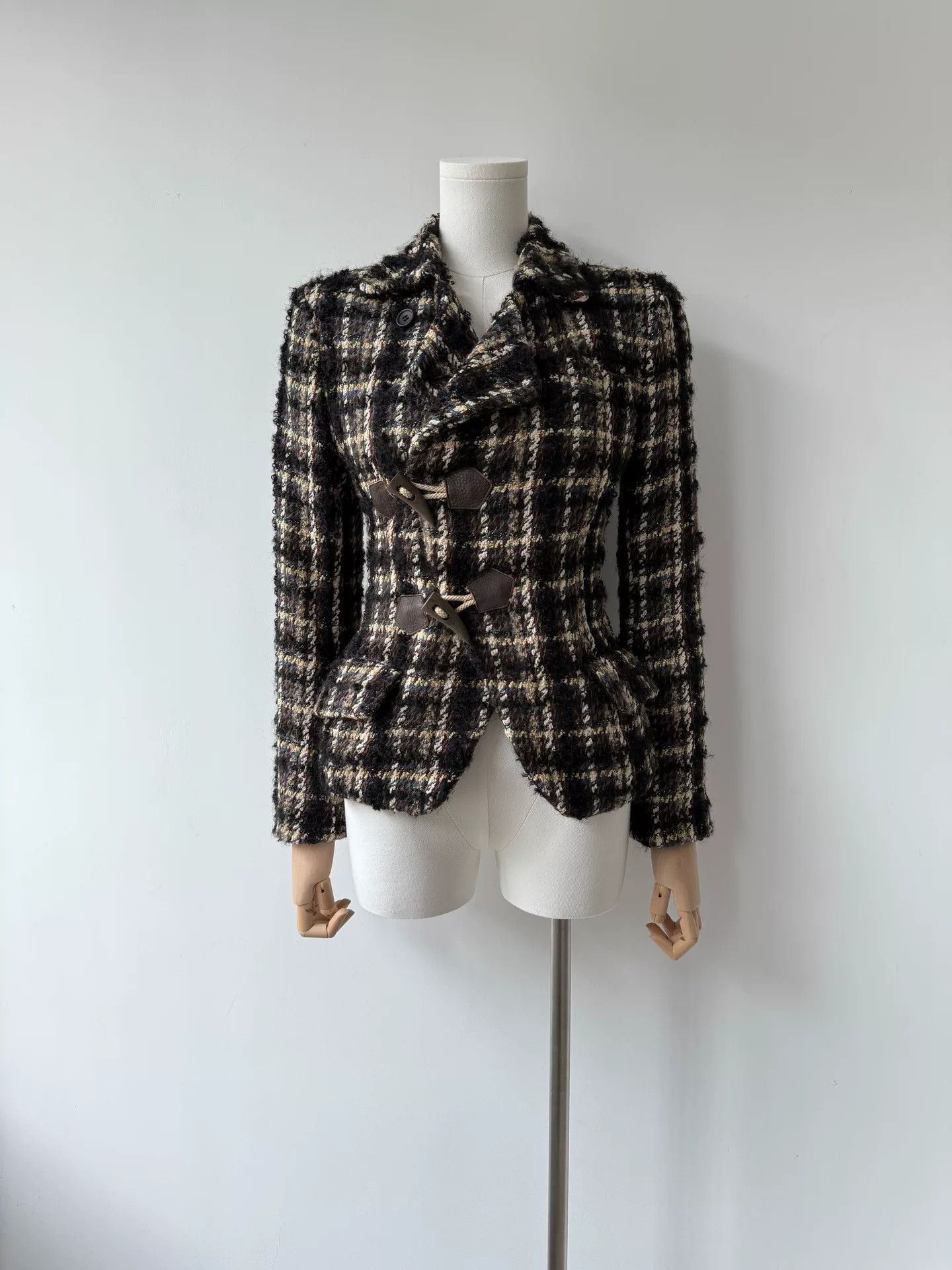 Y's yohji yamamoto wool horn button jacket Size S / US 4 / IT 40 - 1 Thumbnail