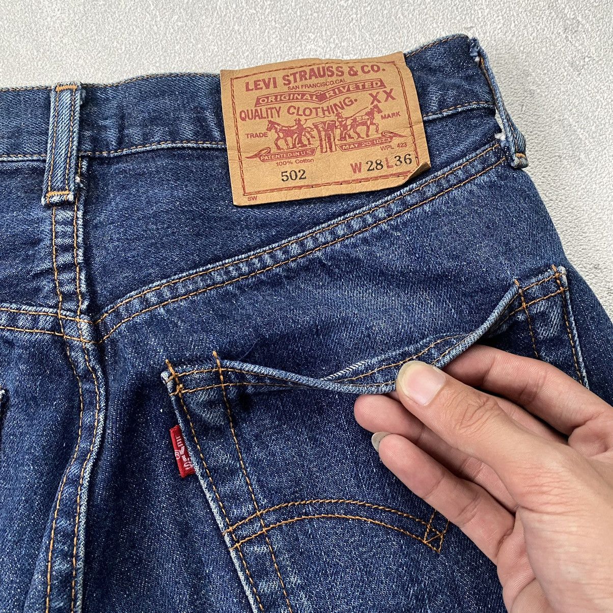 Levi's × Vintage vintage Levi’s 502 made in japan red line selvedge Big E Size US 28 / EU 44 - 10 Thumbnail