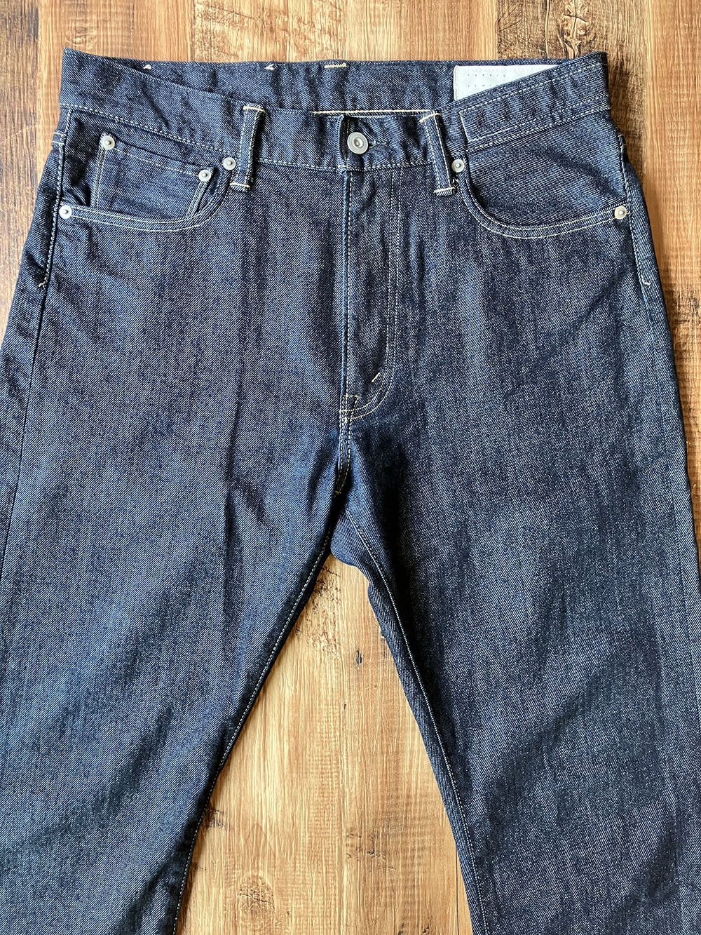 KURO KURO DENIM “Helvetica” W31xL32 One Wash Japanese Selvedge Size US 31 - 5 Thumbnail