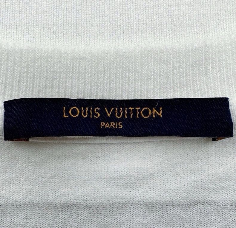 Louis Vuitton Louis Vuitton White embroidered short sleeve 2503-Nextarrow Size US S / EU 44-46 / 1 - 4 Thumbnail