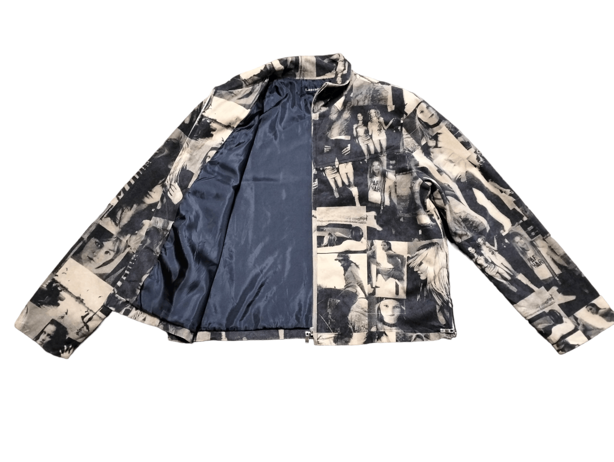 If Six Was Nine Japanesse Brand Lascolinas Full Print Zipper Jacket Size M / US 6-8 / IT 42-44 - 3 Thumbnail