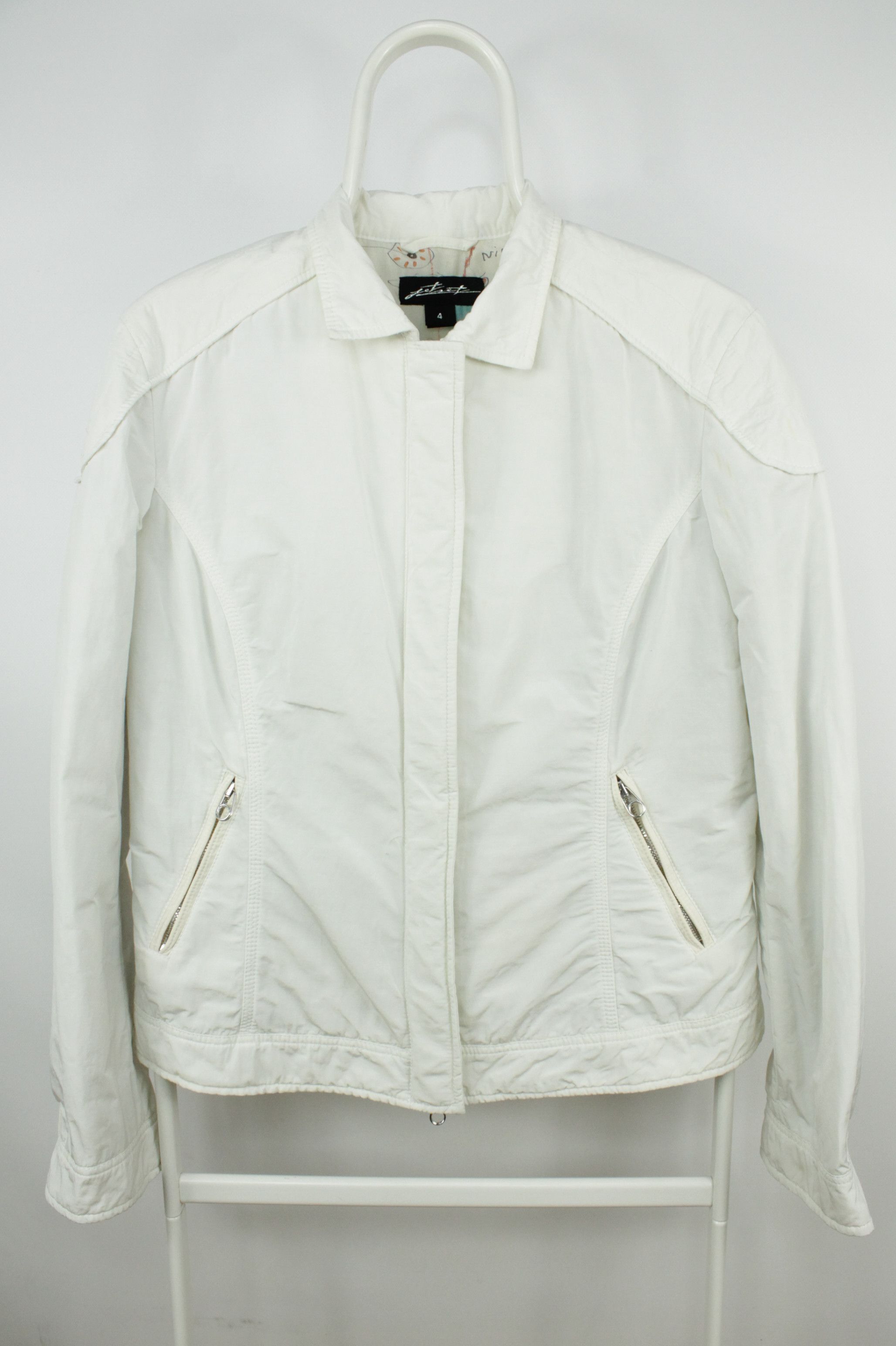 White nylon jacket womens hotsell