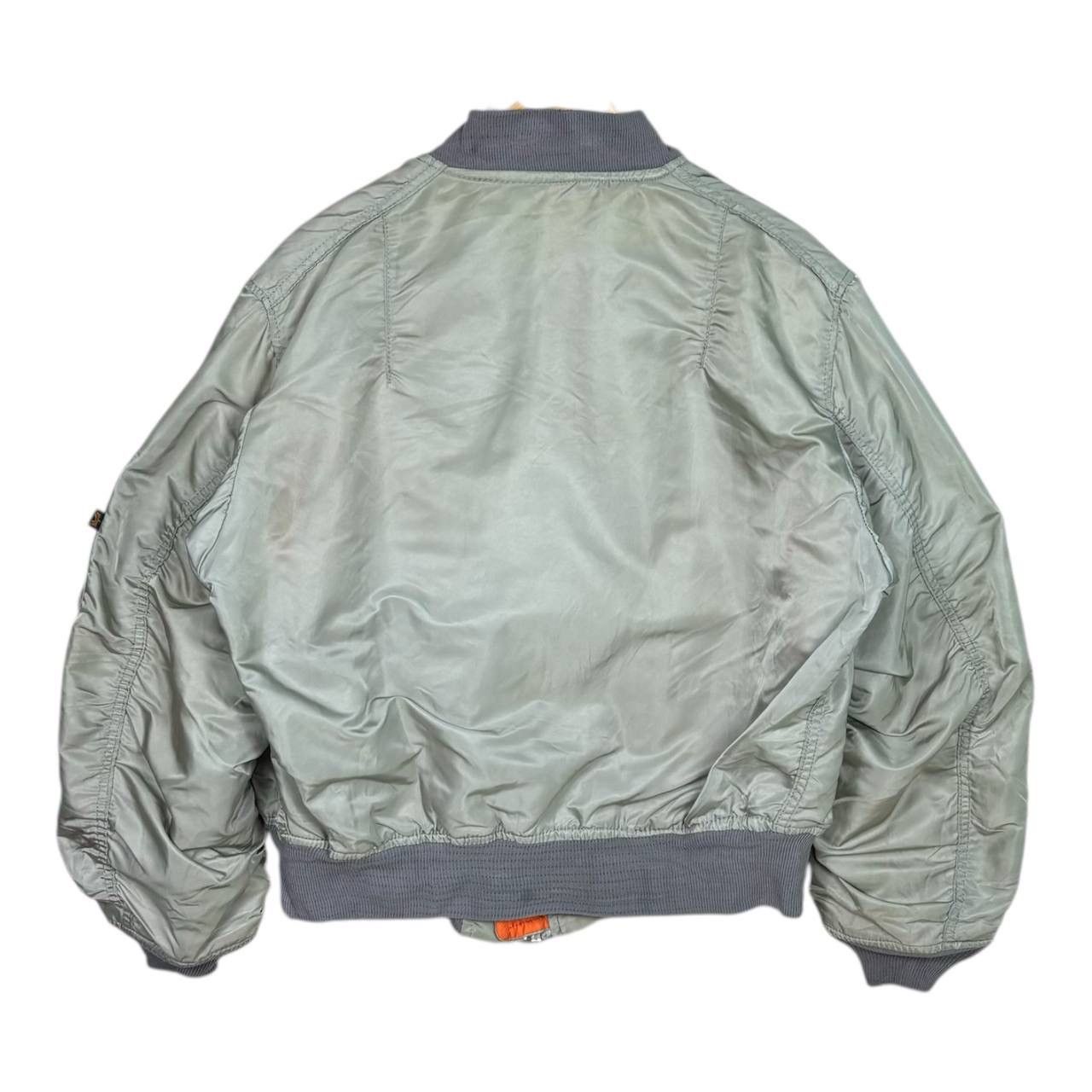 Alpha Industries Alpha Industries Vintage MA-1 Flight Jacket USA Grey L Size US L / EU 52-54 / 3 - 2 Thumbnail