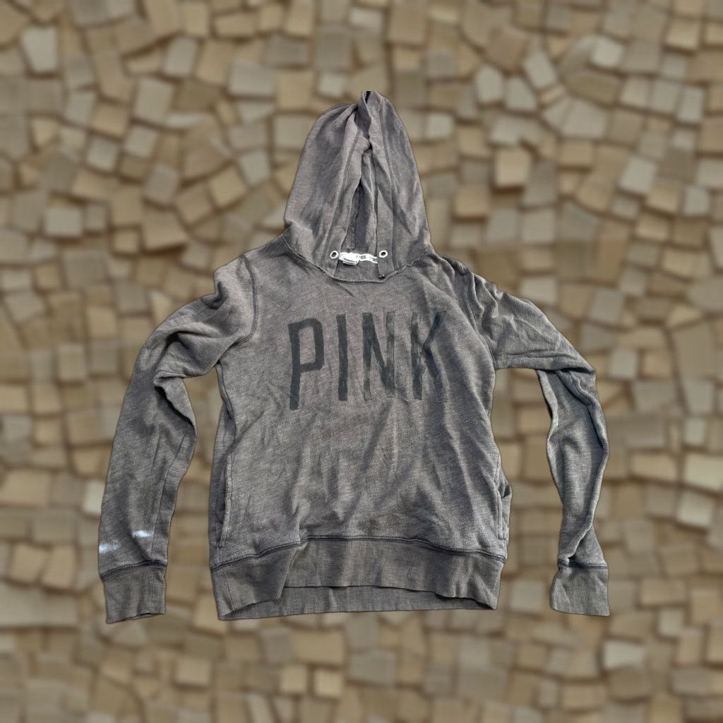 Victoria's Secret Victoria's Secret Hoodie Women's Size Small Gray Long Sleeve Pullover Size S / US 4 / IT 40 - 1 Thumbnail