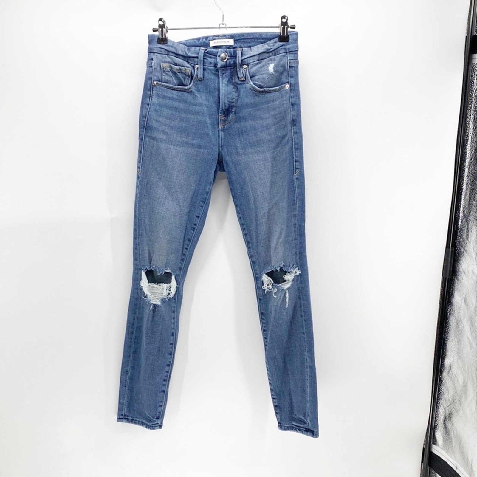 Good American Good American good legs crop high waisted skinny sz 00 Size 24" / US 00 / IT 34 - 10 Thumbnail