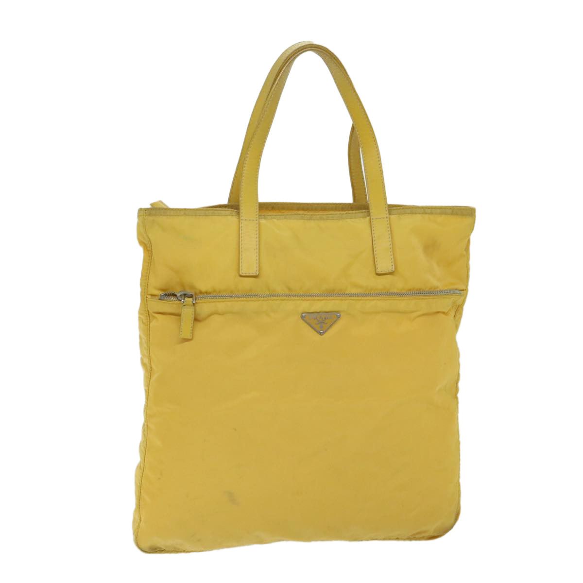 Prada Tessuto Yellow Synthetic Tote Bag (Pre-Owned) Size ONE SIZE - 1 Thumbnail