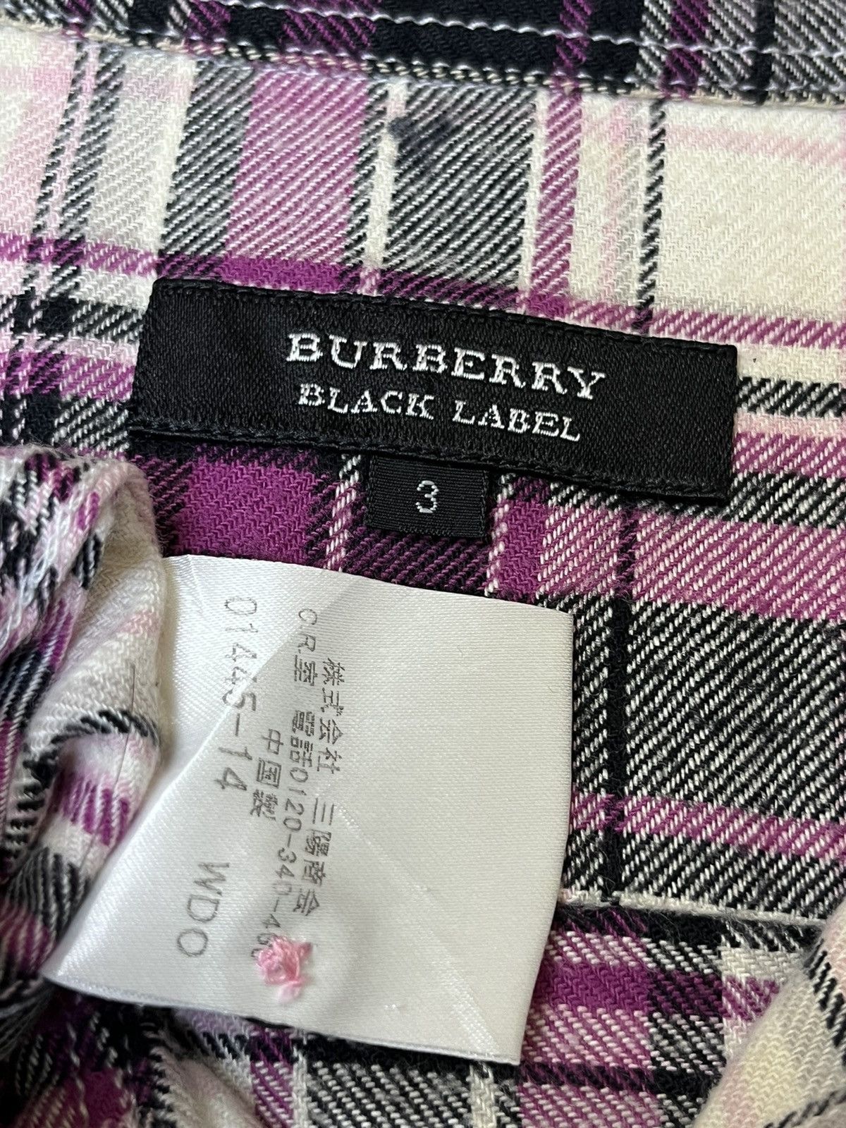 Burberry BURBERRY BLACK LABEL FLANNEL BUTTON UPS SHIRT Size US L / EU 52-54 / 3 - 10 Thumbnail