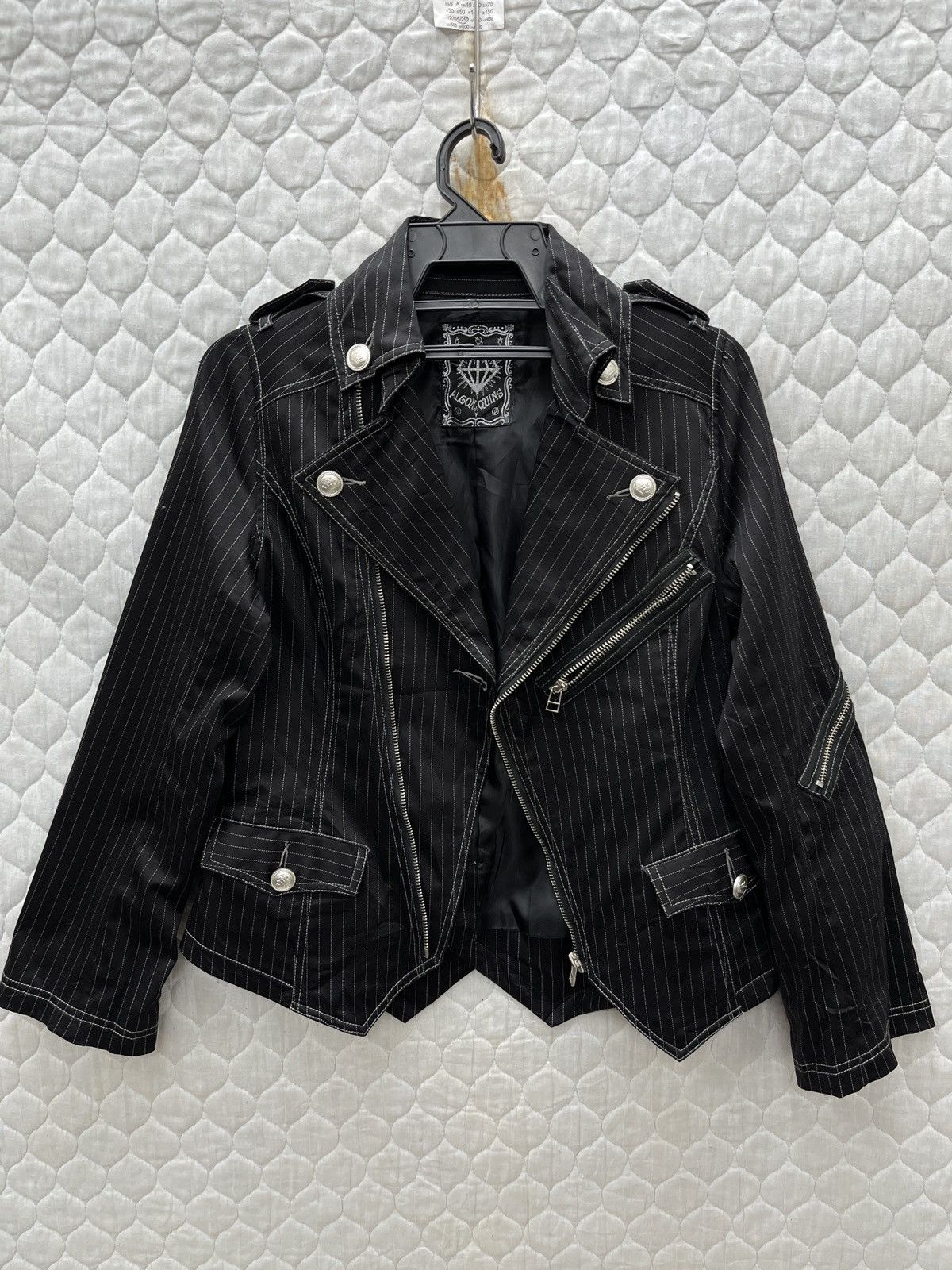 If Six Was Nine × Japanese Brand × Le Grande Bleu (L.G.B.) 🔥🔥🔥ARCHIVE ALGON QUINS PUNK JACKET Size S / US 4 / IT 40 - 1 Thumbnail