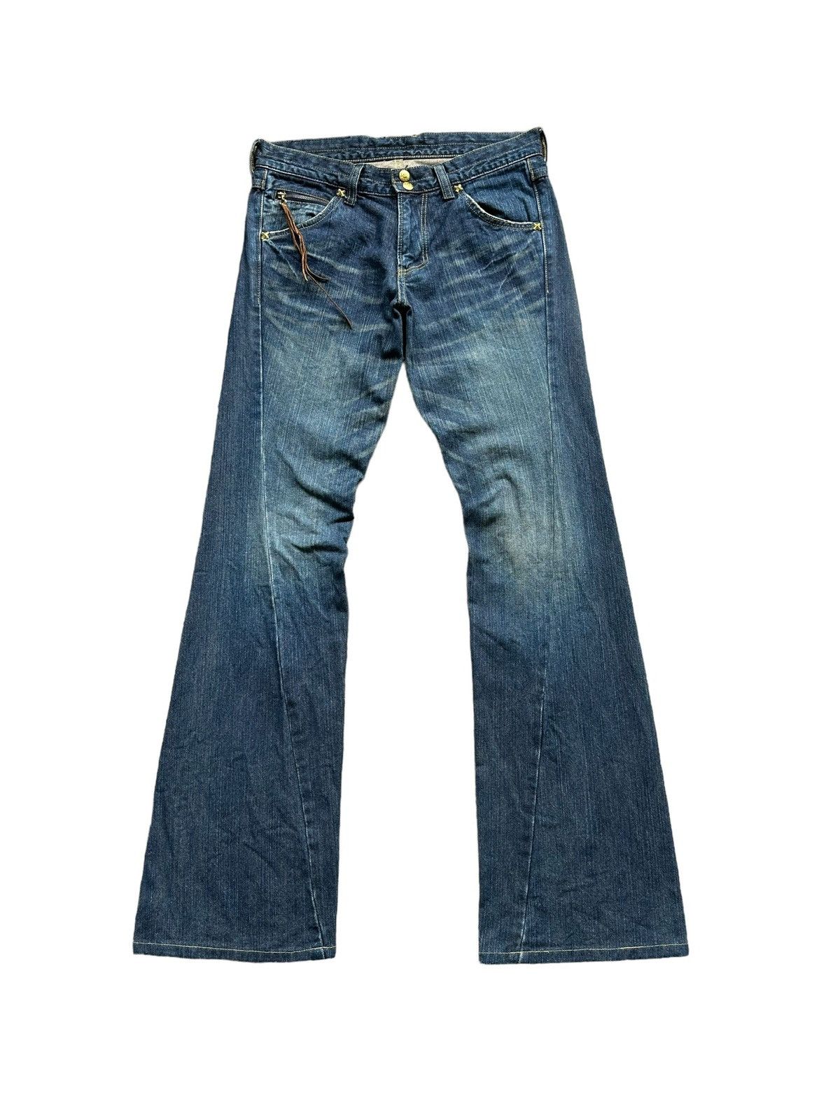 If Six Was Nine Archive Lee Japan ethnic fashion flared jean Size US 32 / EU 48 - 1 Thumbnail