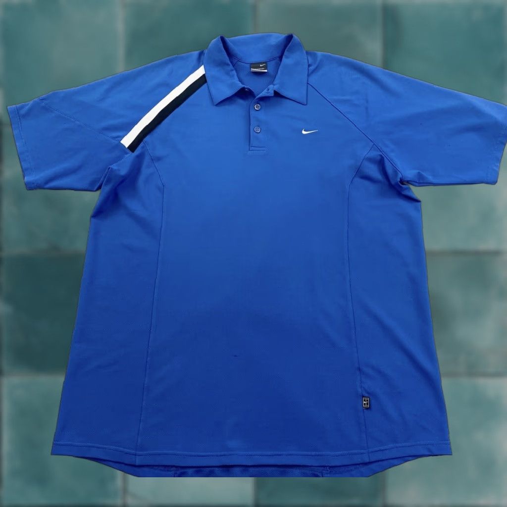 Nike Nike Golf Polo Shirt Mens XL Blue Short Sleeve Sphere Dry Size US XL / EU 56 / 4 - 1 Thumbnail