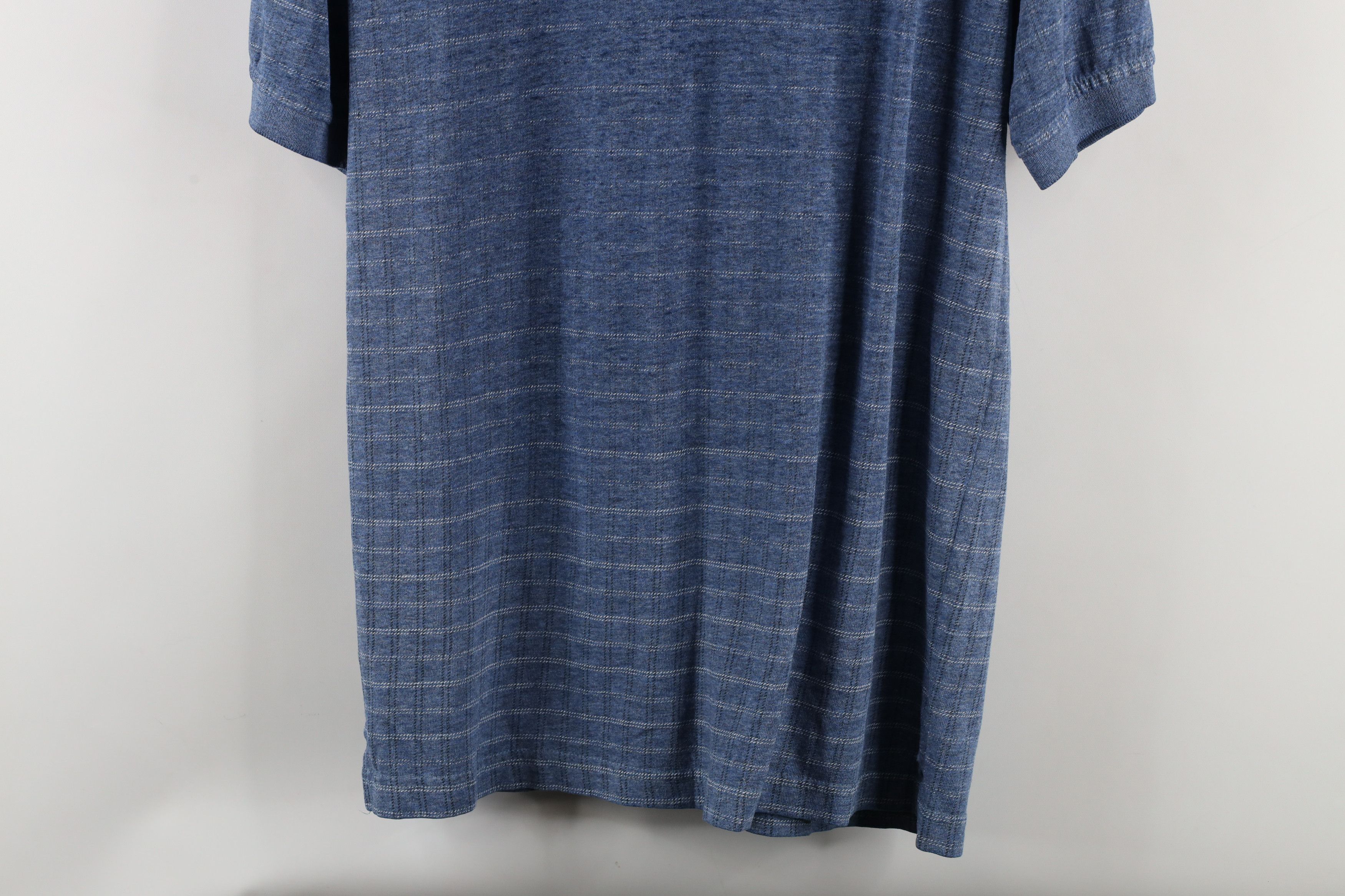 Vintage Vintage 90s Streetwear Knit Collared Polo Shirt Blue Size US M / EU 48-50 / 2 - 10 Thumbnail