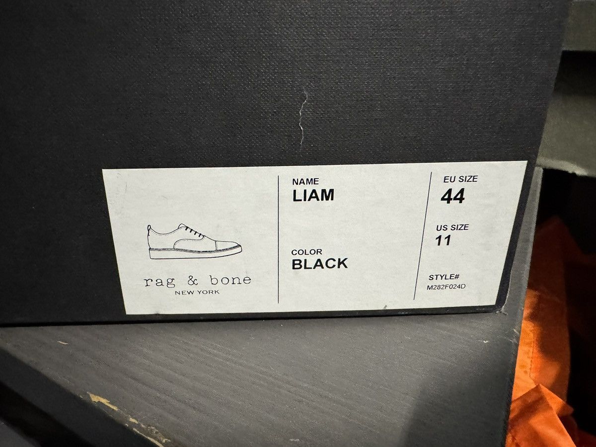 Rag & Bone Rag & Bone Black Leather Liam Shoe Size 11 Size US 11 / EU 44 - 5 Thumbnail