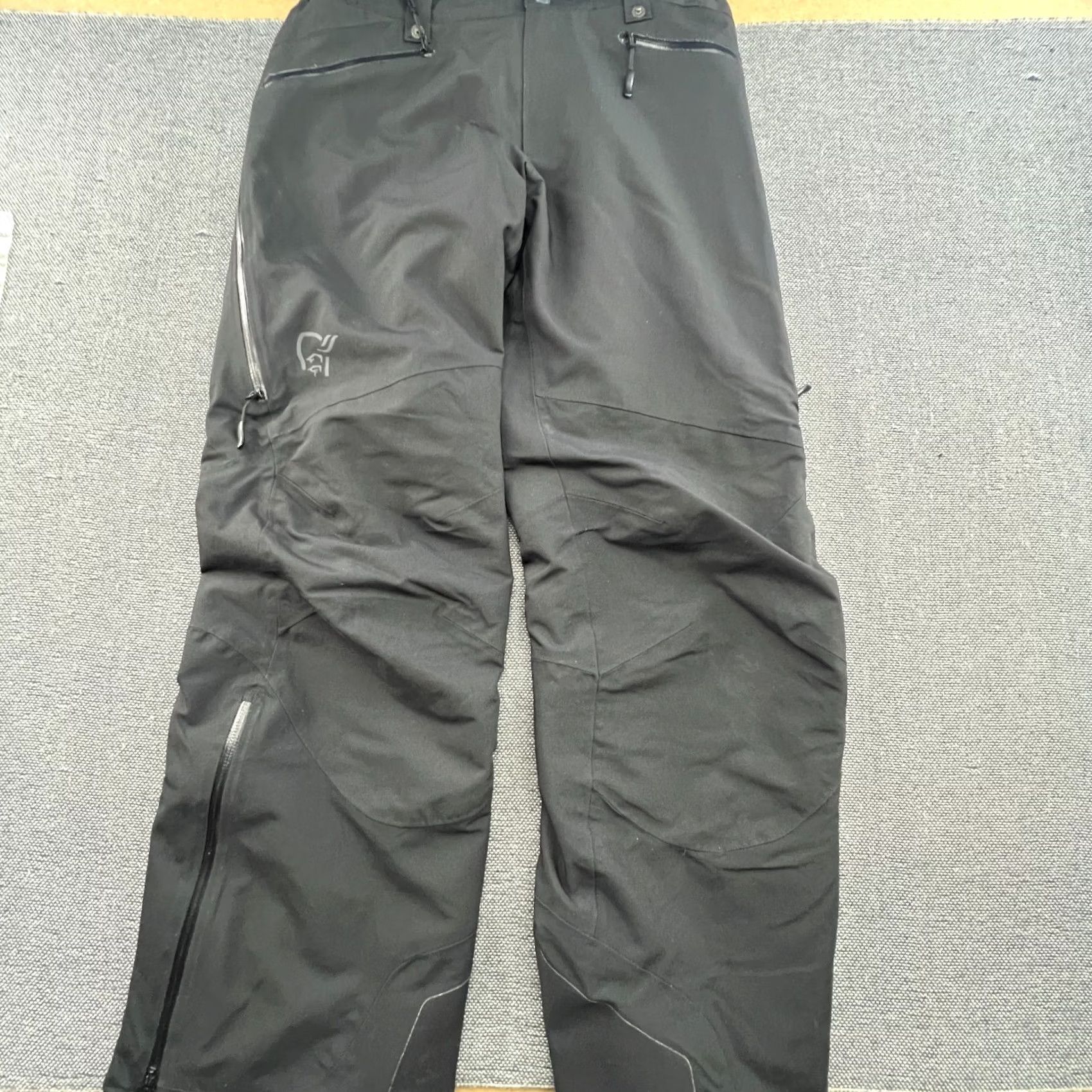 Vintage Norrona Stranda Dri2 Insulated Snow Pants Womens Large Black Snowboard Size 36" / US 14 / IT 50 - 3 Thumbnail