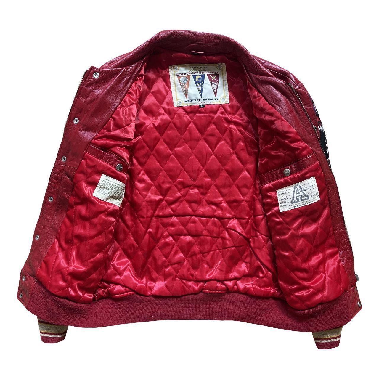 Avirex Avirex Lions Leather Varsity Jacket Size US M / EU 48-50 / 2 - 8 Thumbnail