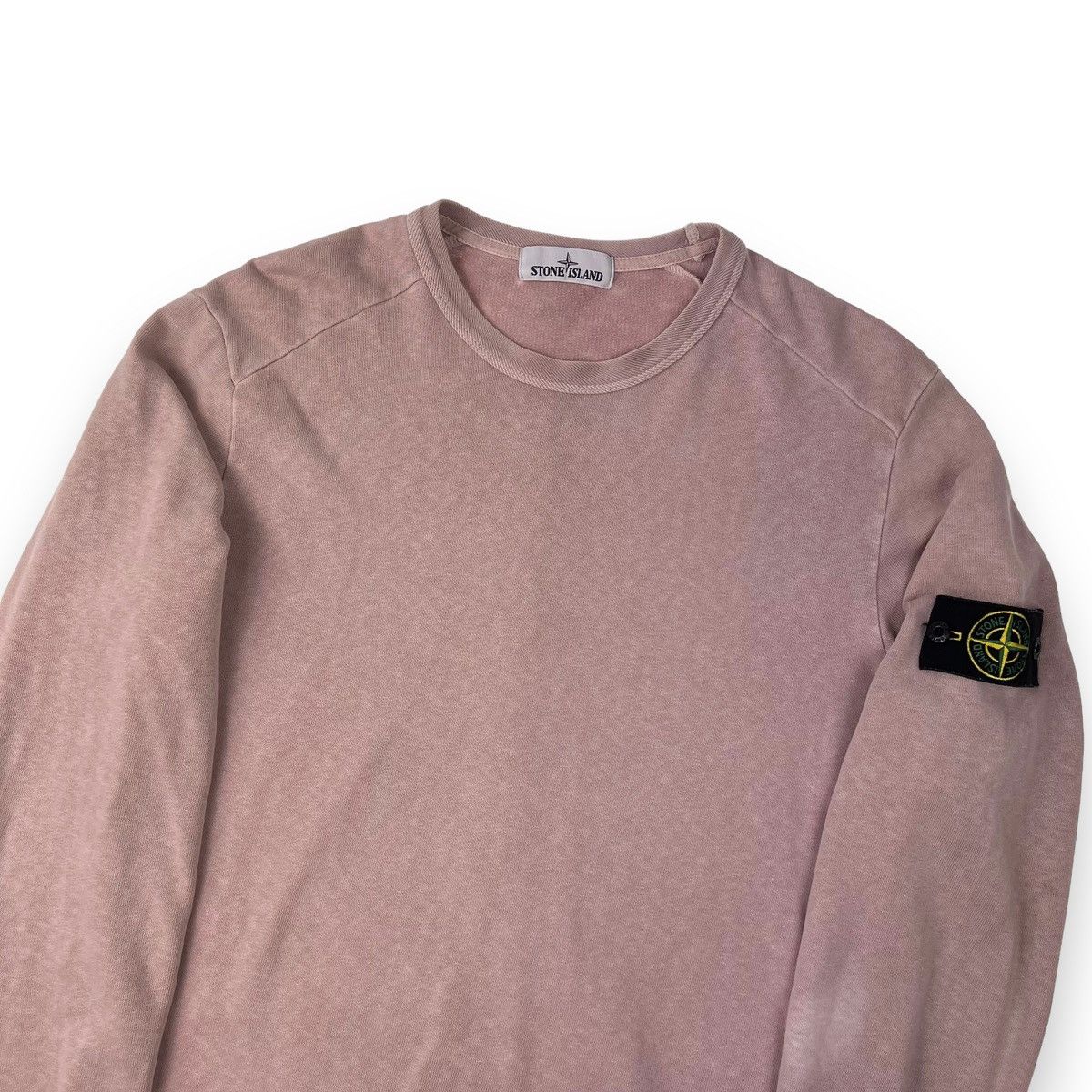 image of Stone Island Dusty Pink Sweatshirt, Men's (Size Medium)