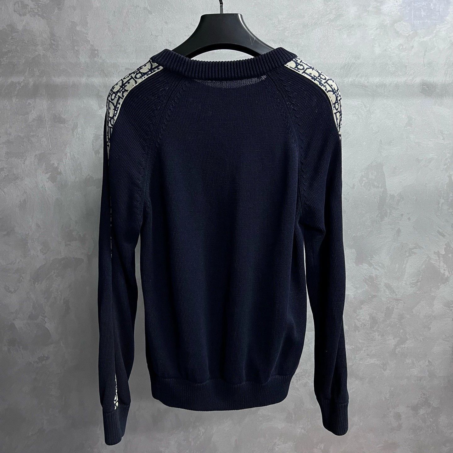 Dior navy blue dior long sleeve sweater Size US S / EU 44-46 / 1 - 5 Thumbnail