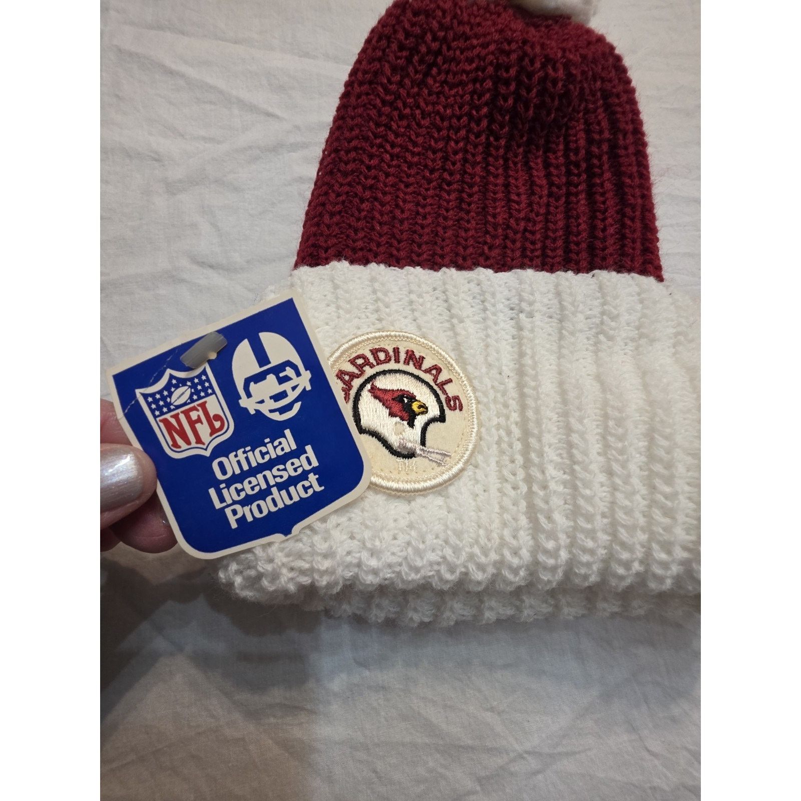 NFL Vintage NFL Arizona Cardinals Knit Winter Football Youth Size US XXS / EU 40 - 4 Thumbnail