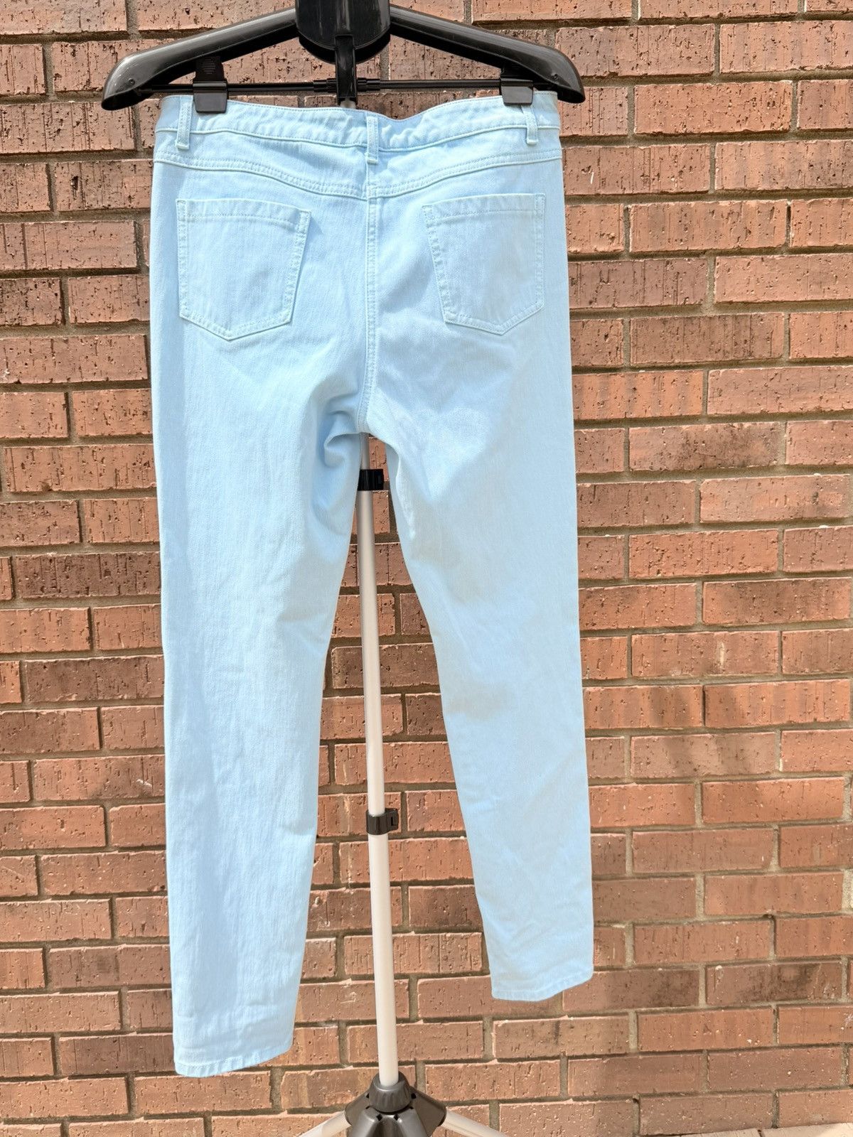 J.McLaughlin J. McLaughlin Womens Ice Blue Lexi Jeans Stretch Pants Size 32" / US 10 / IT 46 - 6 Thumbnail