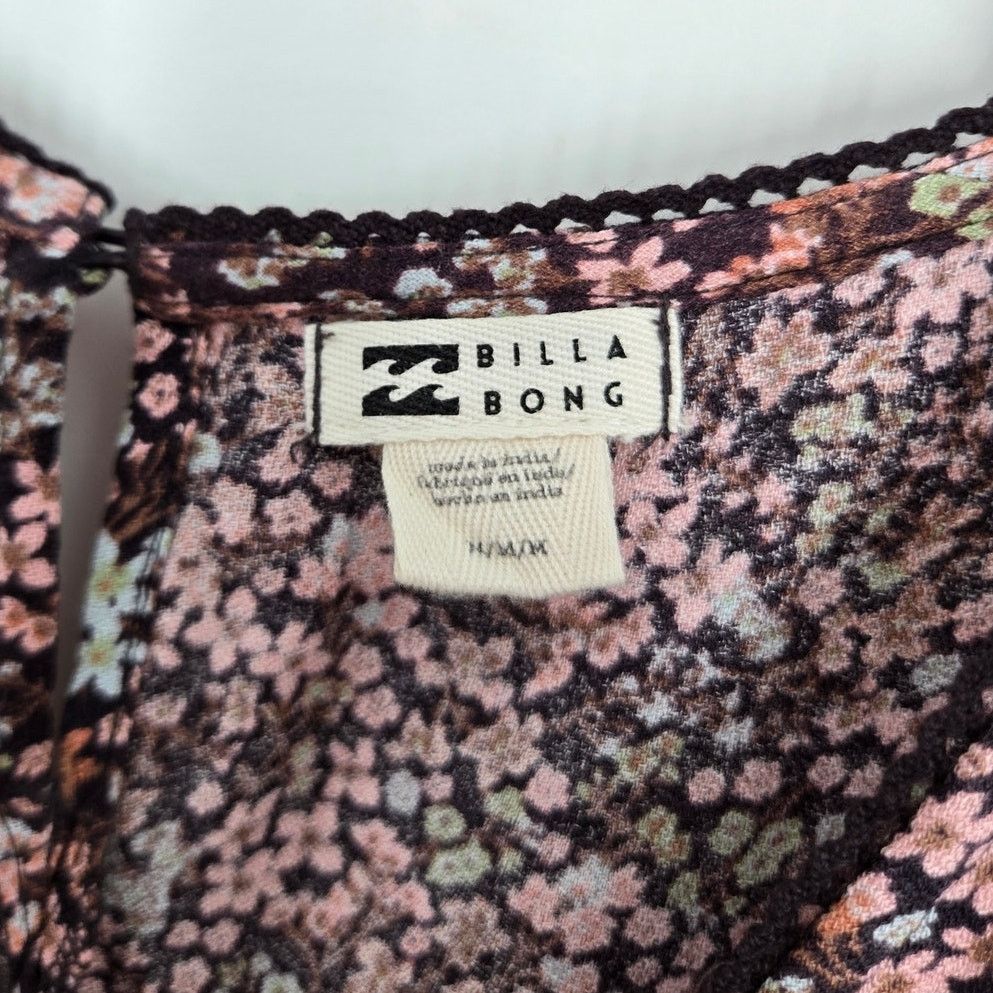 Billabong NWT Billabong Bright Skies Mini Dress Floral in Size M Size M / US 6-8 / IT 42-44 - 5 Thumbnail