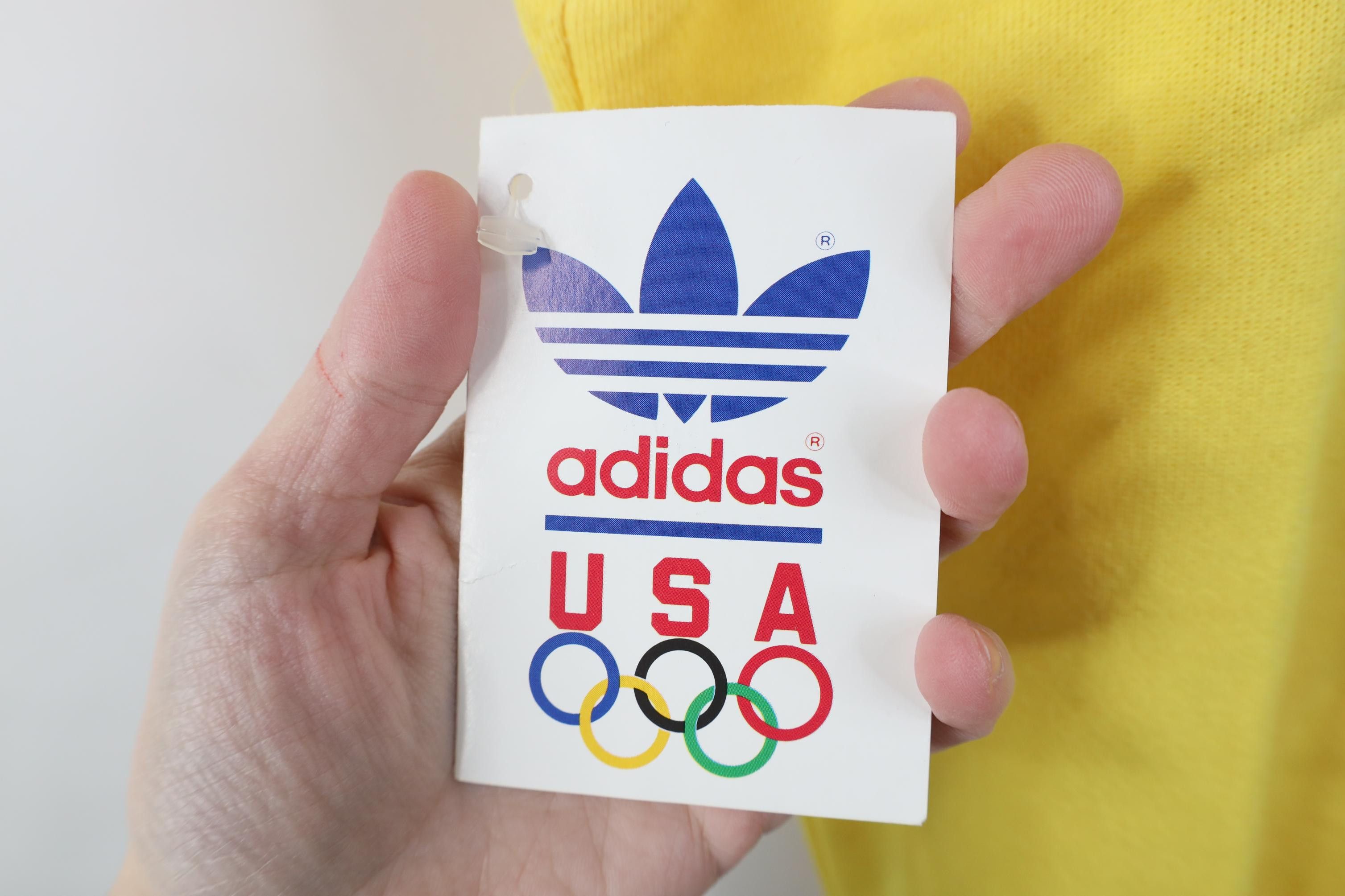 Adidas Deadstock Vintage 80s Adidas 1988 Olympics Sweatshirt Vest Size US S / EU 44-46 / 1 - 7 Thumbnail