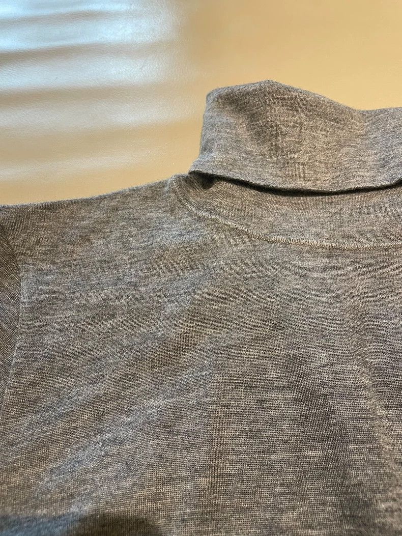 Other LORO PIANA Grey high collar cashmere sweater / base shirt Size XS / US 0-2 / IT 36-38 - 4 Thumbnail