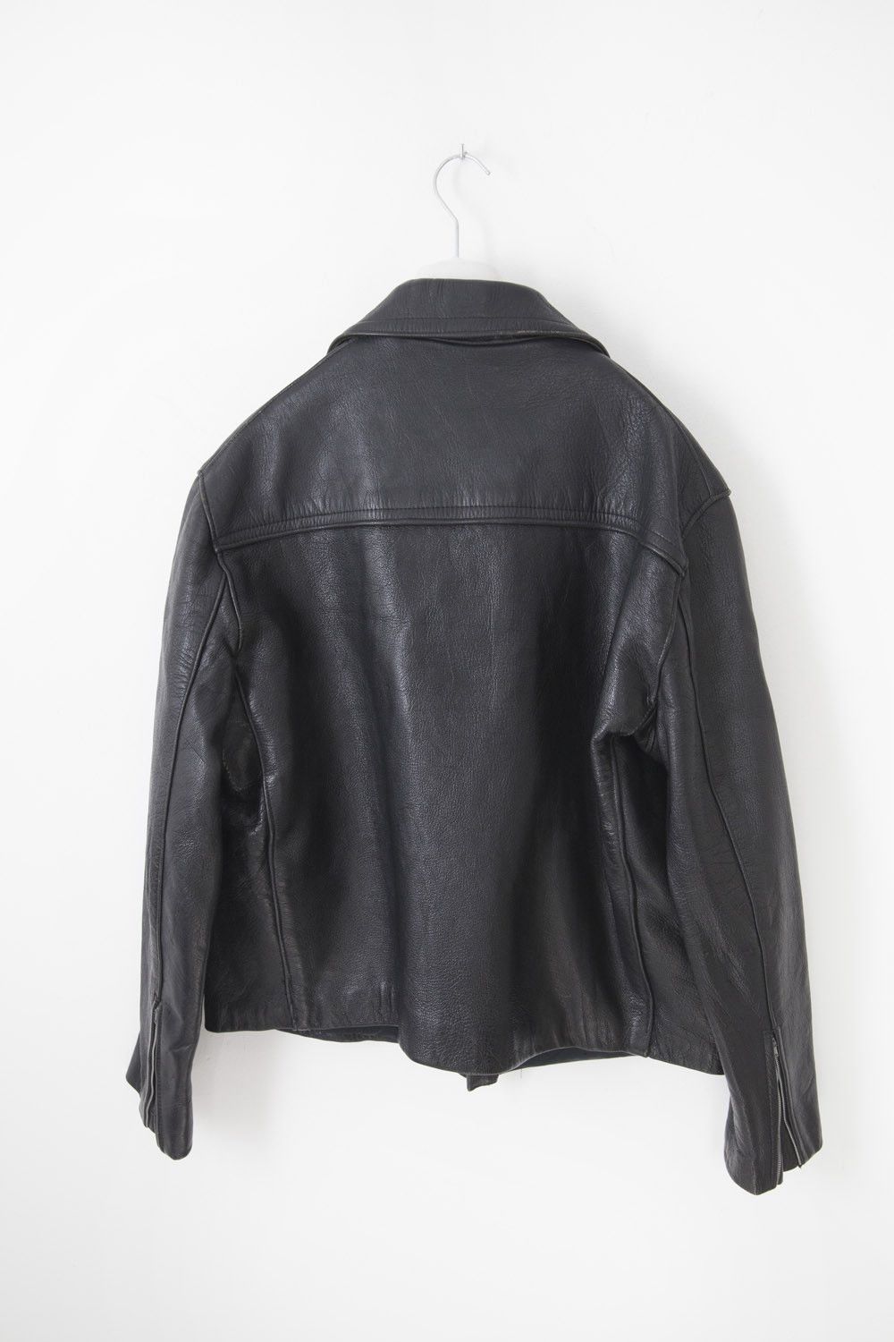 Vintage Vintage 1970's black leather perfecto jacket Size US L / EU 52-54 / 3 - 4 Thumbnail