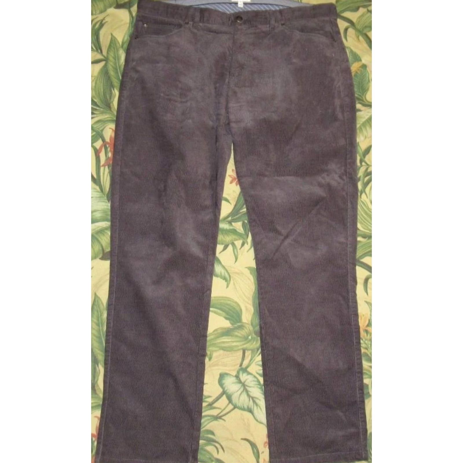 Peter Millar PETER MILLAR Grey Crown Superior Soft Corduroy Five Pocket Pants 38 x 31 Size US 38 / EU 54 - 3 Thumbnail