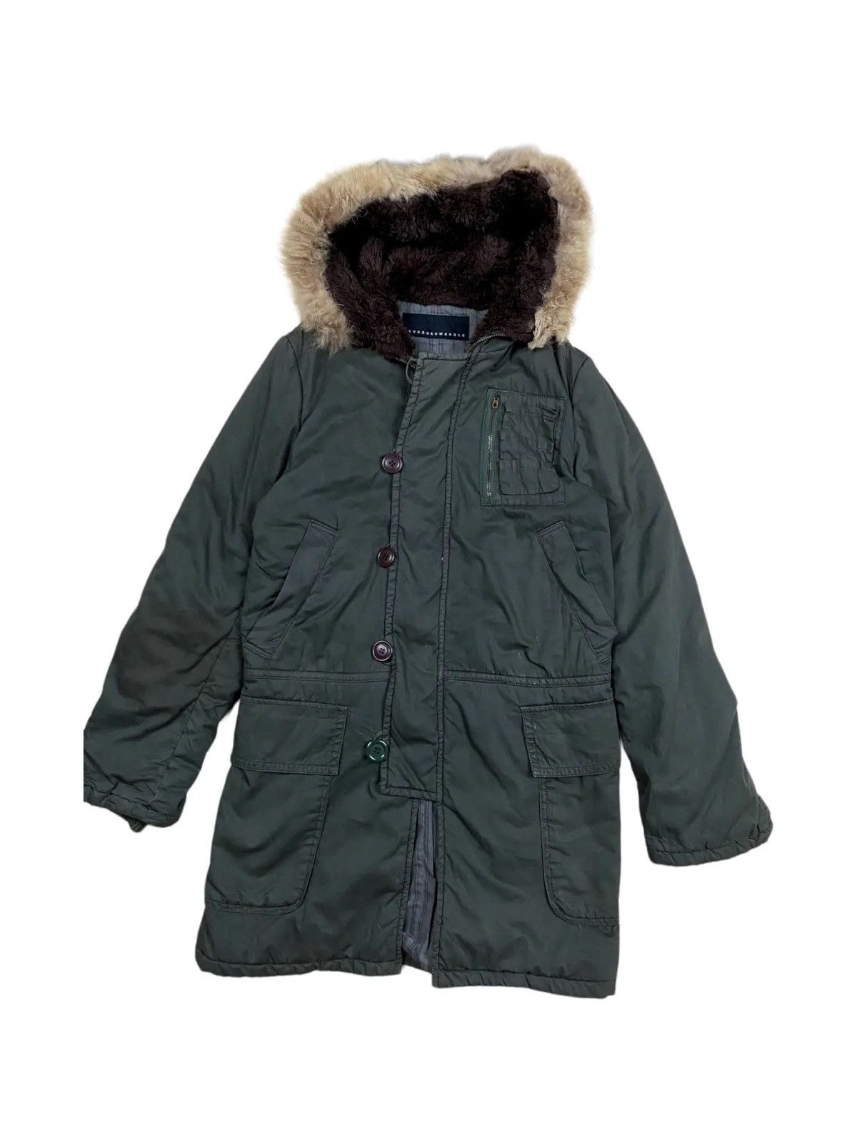 Issey Miyake ✅️Vintage Sunaokuwahara By Issey Miyake Fur Jacket Parka Size US M / EU 48-50 / 2 - 1 Thumbnail