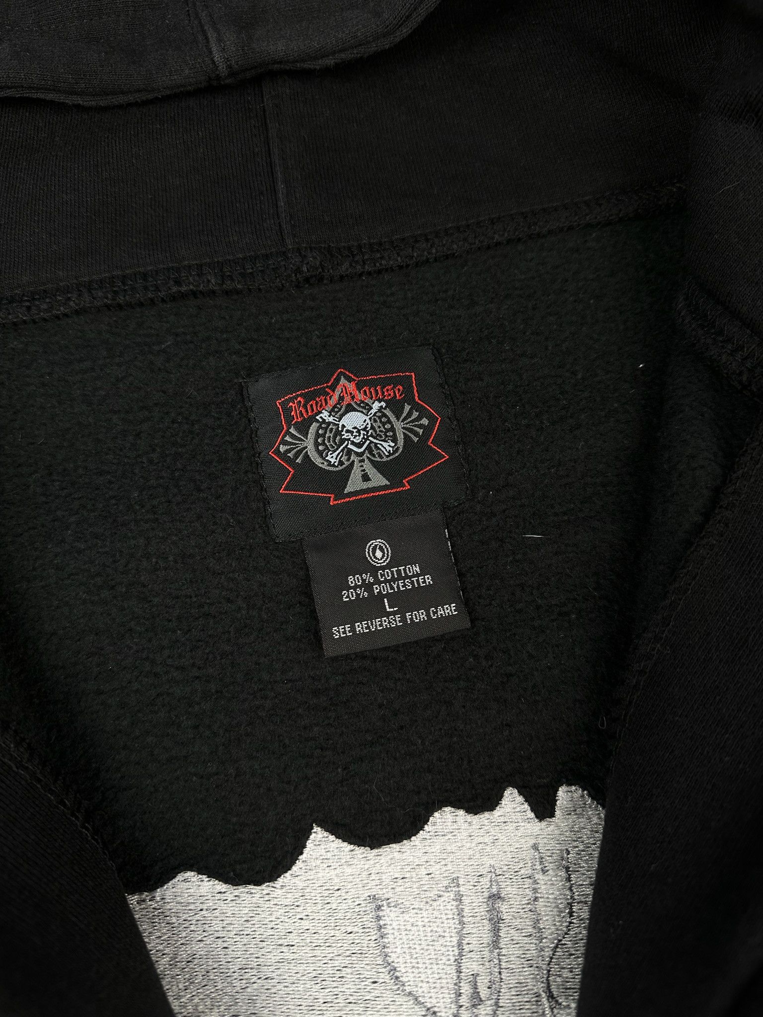 Vintage Road House vintage hoodie skull flame Size US L / EU 52-54 / 3 - 5 Thumbnail