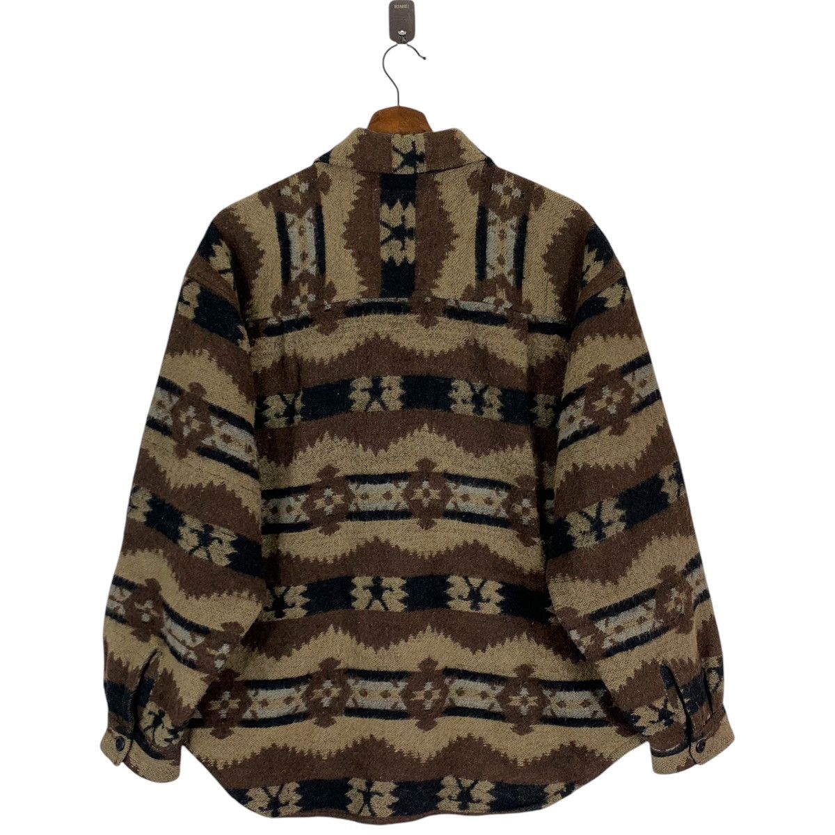 Aztech Mountain × Native × Vintage VINTAGE HYPE SPORTSWEAR NATIVE AMERICAN WOOL JACKET Size US M / EU 48-50 / 2 - 5 Thumbnail