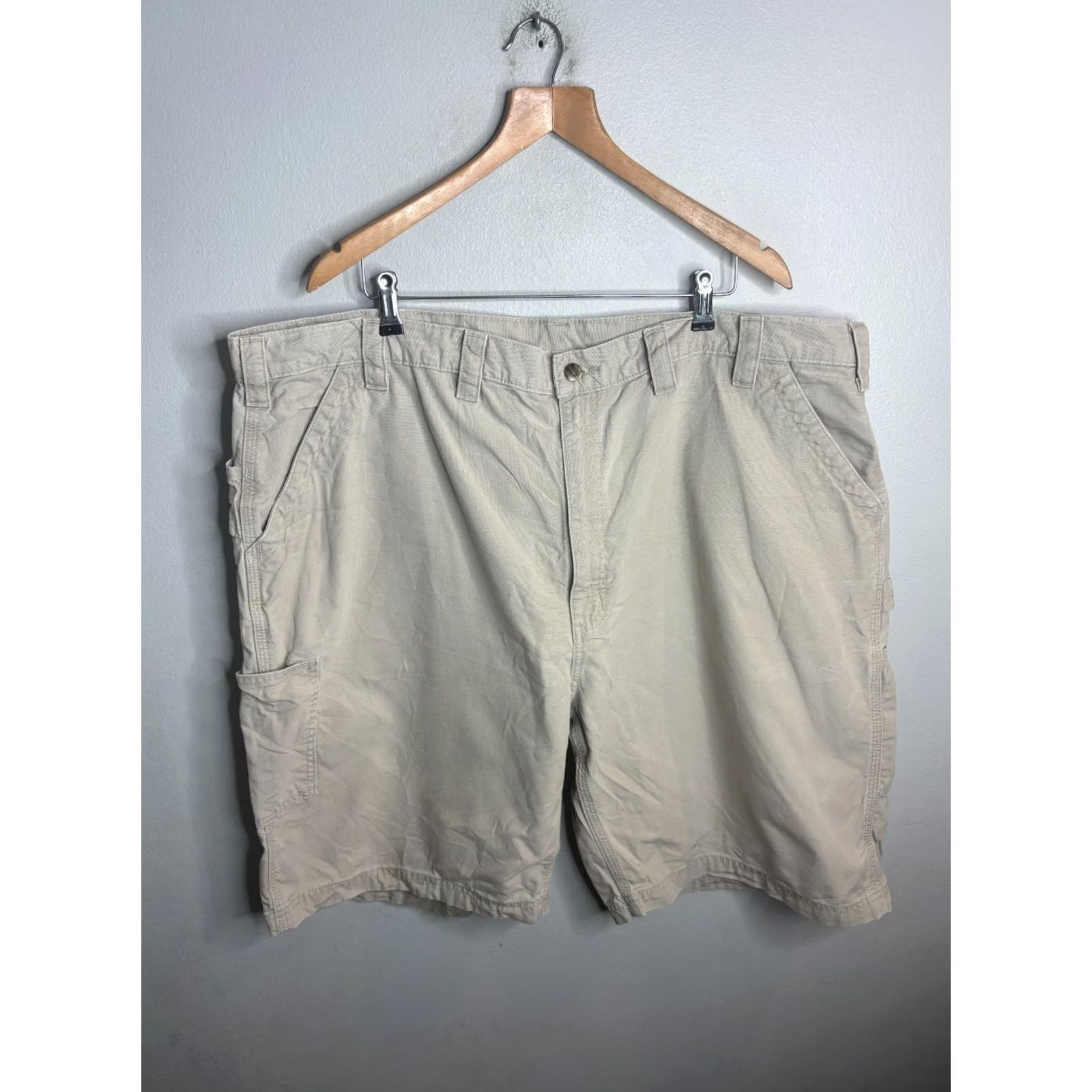 Carhartt Carhartt Shorts Mens 48 Carpenter B147 Tan Workwear 90s American Outdoor Size US 32 / EU 48 - 3 Thumbnail