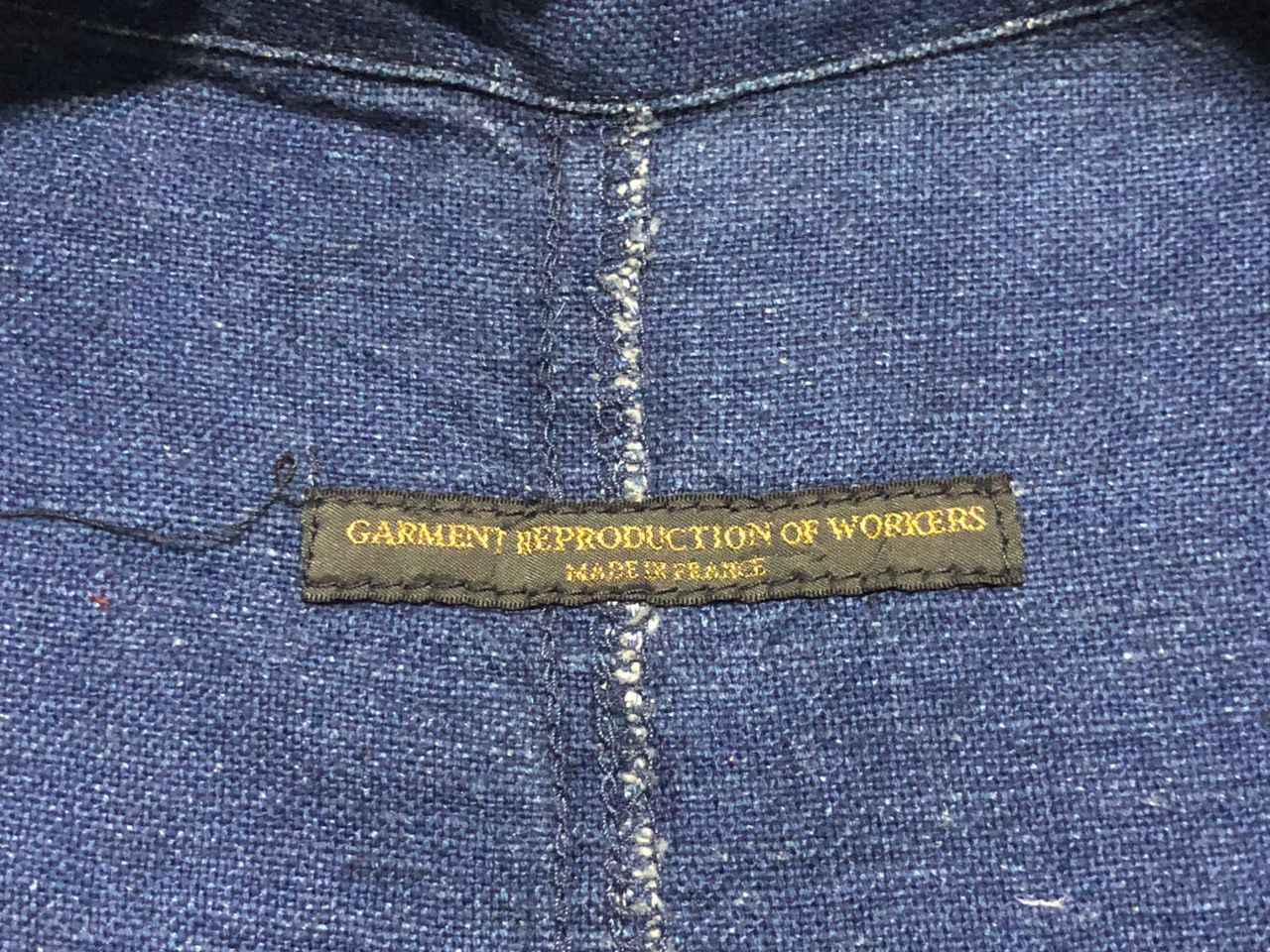 Garment Reproduction of Workers Vintage Garment Reproduction Of Workers Indigo Trenchcoat Size US S / EU 44-46 / 1 - 14 Thumbnail