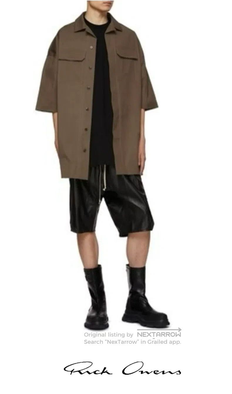 Rick Owens Rick Owens 22FW Poster Show Designer Shirt Short Sleeve Ja Size US M / EU 48-50 / 2 - 9 Thumbnail