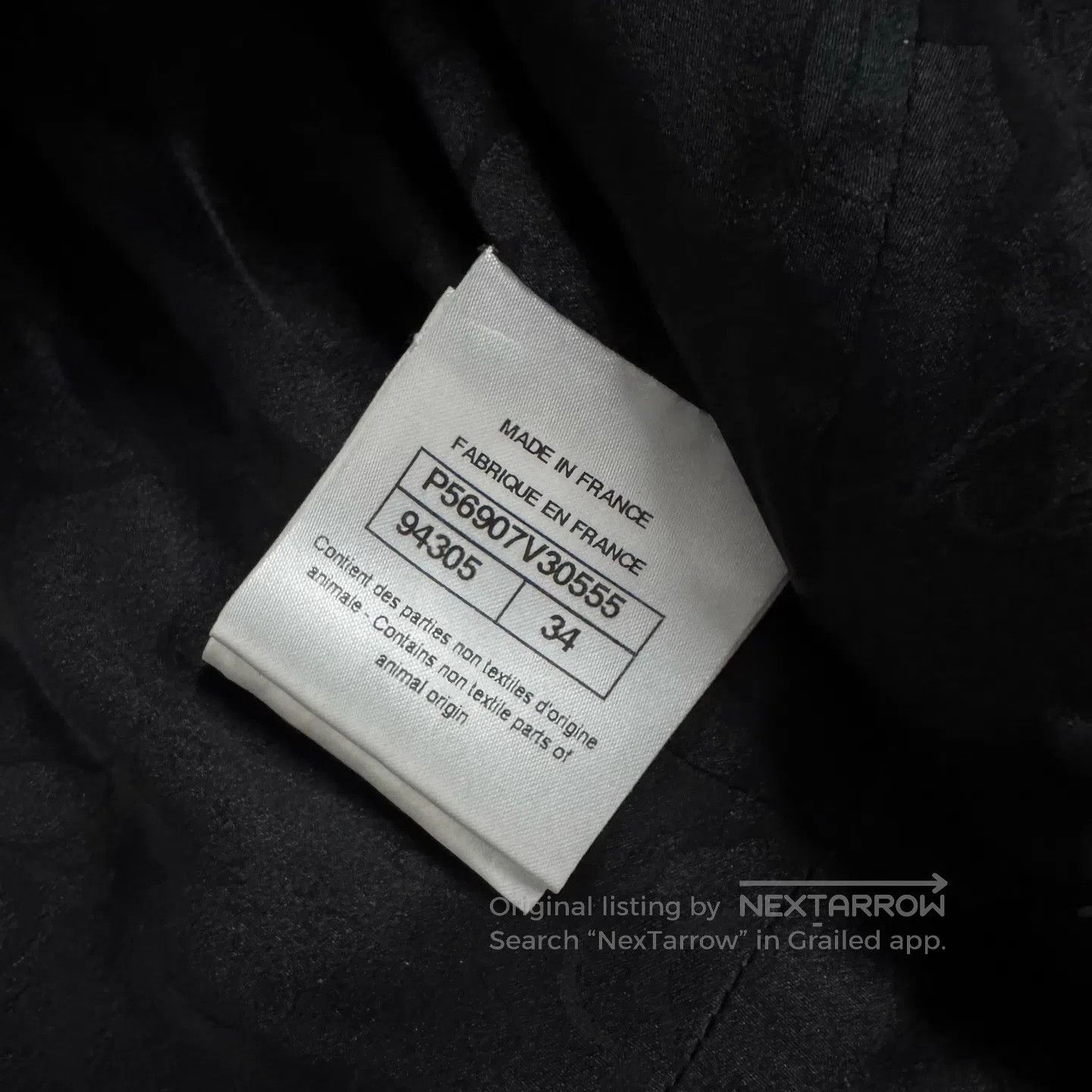 Chanel Chanel size 34 Metropolitan Black Gold Edged Coarse Wool Kn Size S / US 4 / IT 40 - 8 Thumbnail