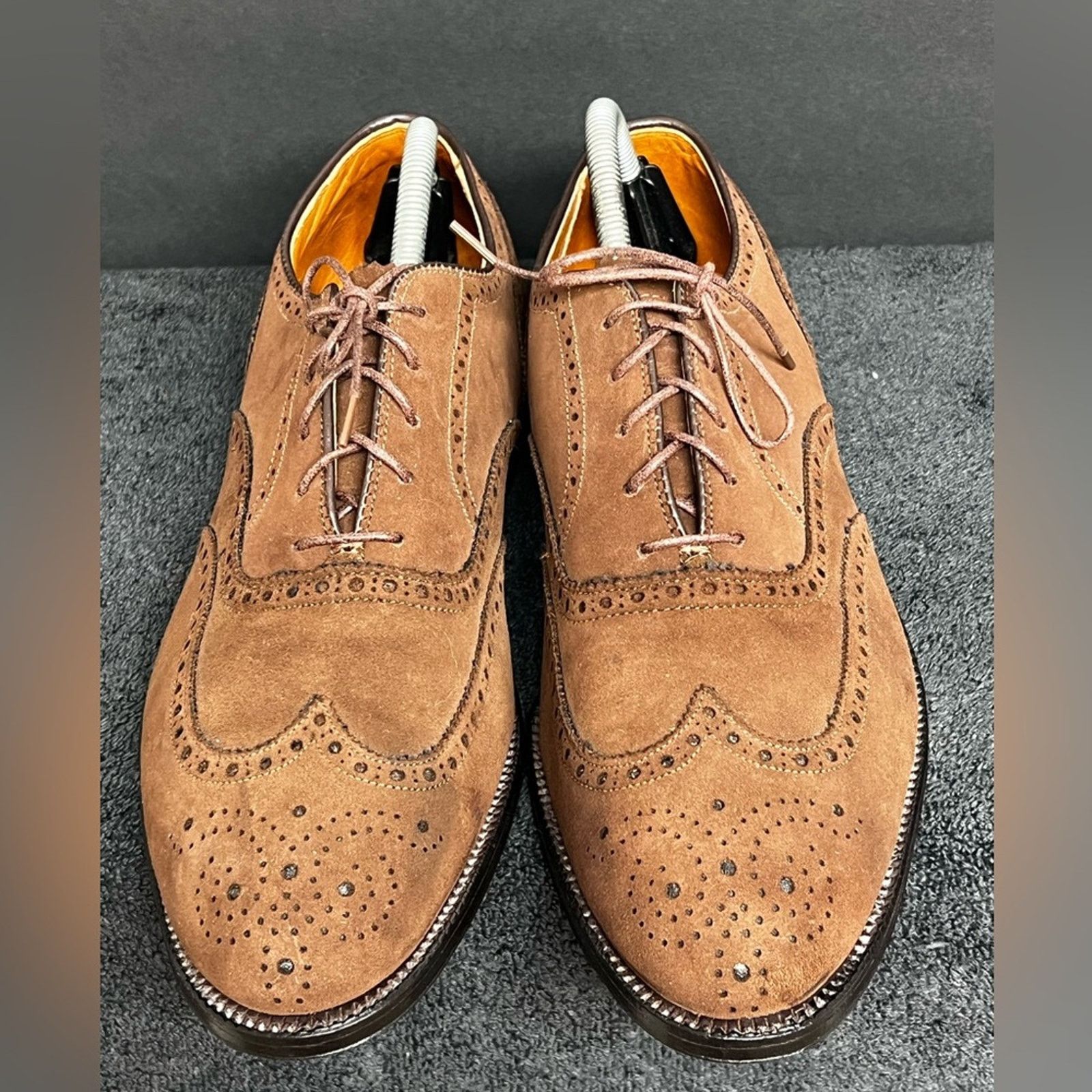 Alden Rare Vintage 1990’S Alden 9.5 AC Wingtip Blucher Derby Shoes Size US 9.5 / EU 42-43 - 6 Thumbnail