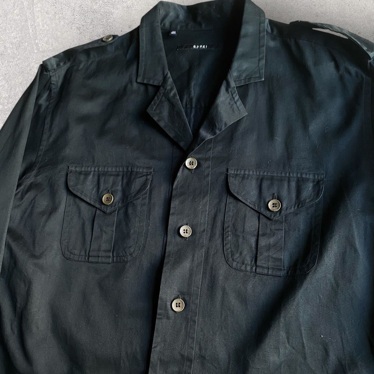 Gucci Vintage Gucci By Tom Ford Safari Shirt Size US M / EU 48-50 / 2 - 1 Thumbnail