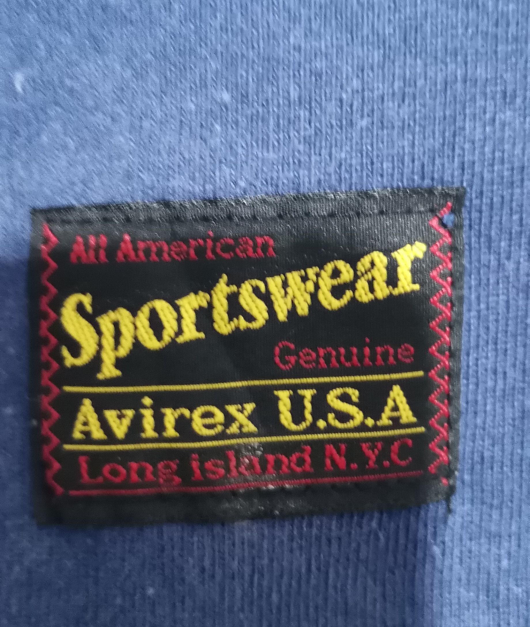 Avirex Vintage Avirex Patchwork Tee – Navy – Size M – Japan Size US M / EU 48-50 / 2 - 5 Thumbnail
