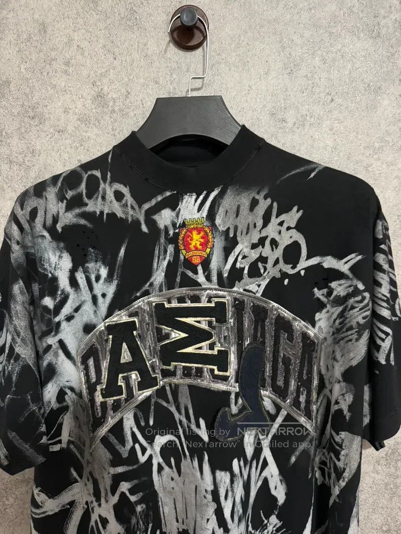 Balenciaga Balenciaga Black Manchester United Embroidered Graffiti Sh Size US S / EU 44-46 / 1 - 2 Thumbnail