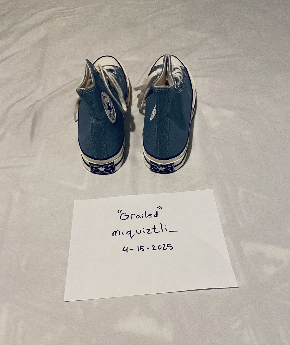 Converse CONVERSE CHUCK 70 HI - BLUE /EGRET/BLACK Size US 9.5 / EU 42-43 - 2 Thumbnail