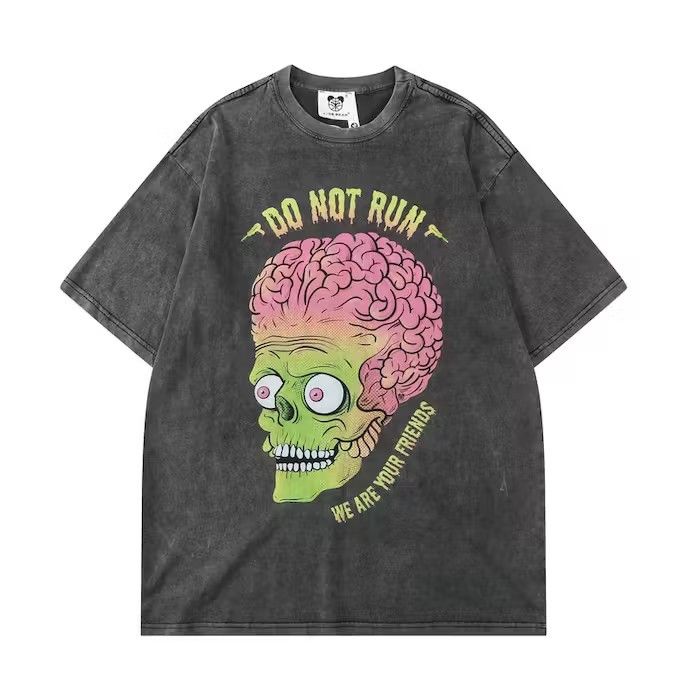 Japanese Brand Do Not Run Graphic T Shirt Size US M / EU 48-50 / 2 - 1 Thumbnail
