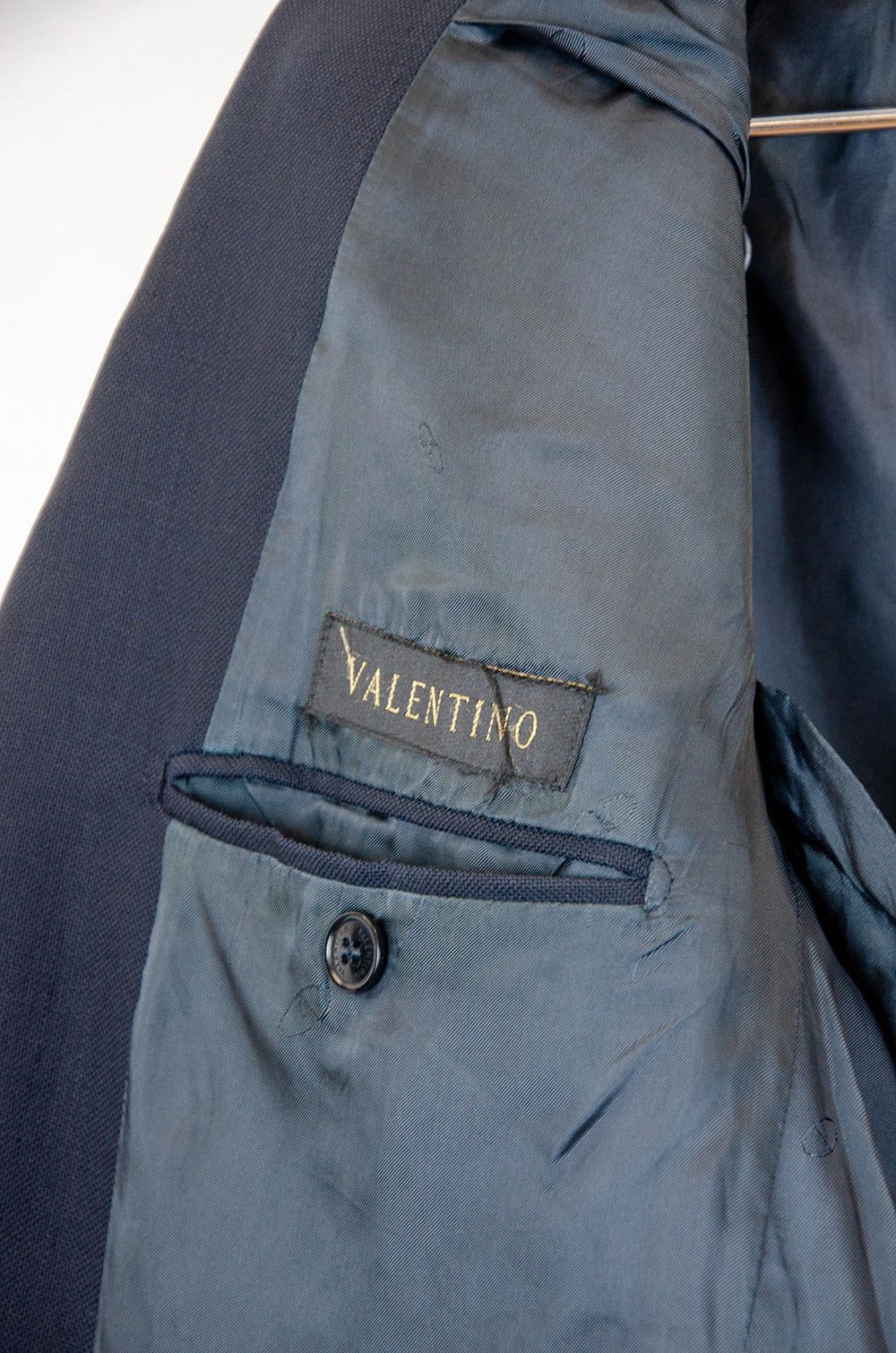Valentino Valentino Uomo Navy Wool Blazer - Size 38R Size 38R - 11 Thumbnail