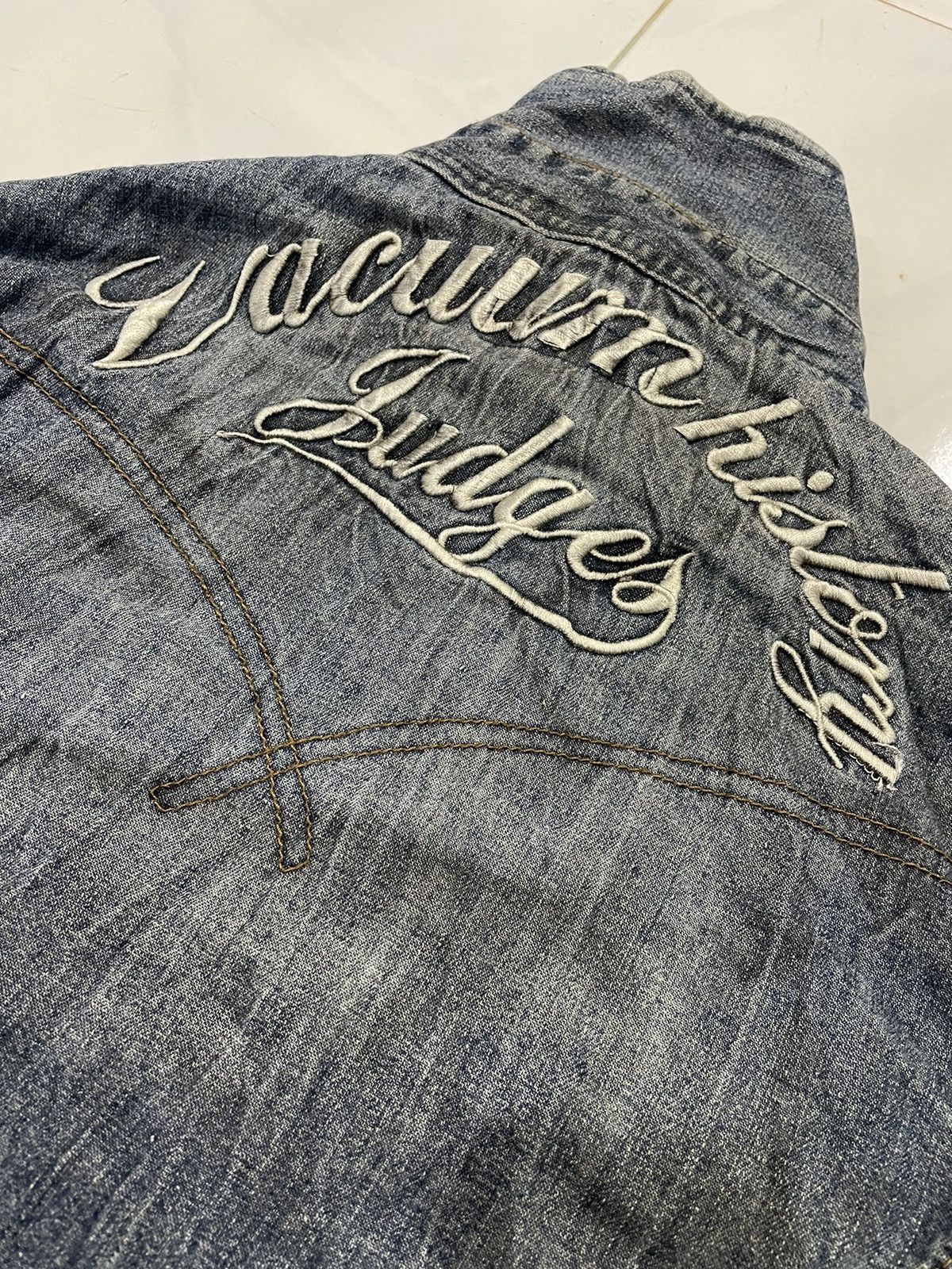 In The Attic In The Attic Trucker Denim Jacket Size US S / EU 44-46 / 1 - 3 Thumbnail
