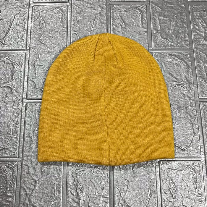 Vintage Stussy Sport Jacquard Skull Cap Yellow | Grailed