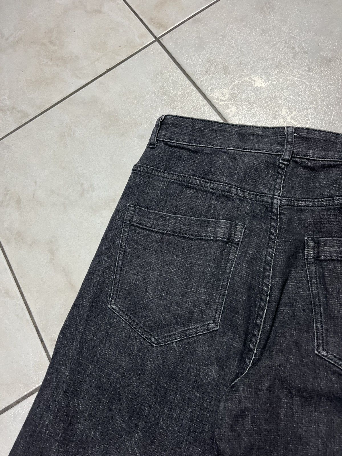 DOROTHEE SCHUMACHER × Designer Dorothee Schumacher flared dark goth denim jeans pants baggy Size 26" / US 2 / IT 38 - 21 Thumbnail