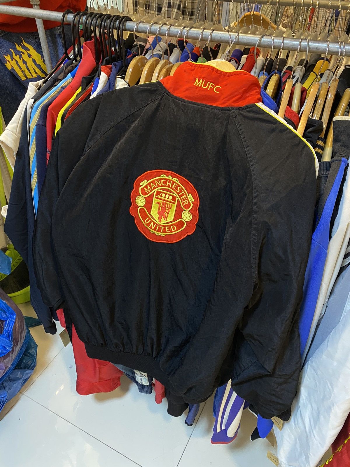 Other Vintage Y2K Manchester United Bomber Jacket Size US XL / EU 56 / 4 - 3 Thumbnail